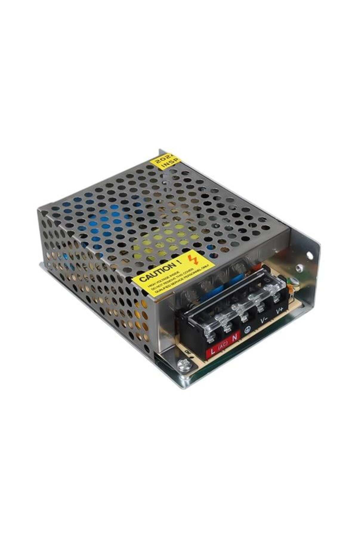 DENİZBİLİŞİM Pm-14066 12 Volt - 5 Amper Metal Kasa Adaptör