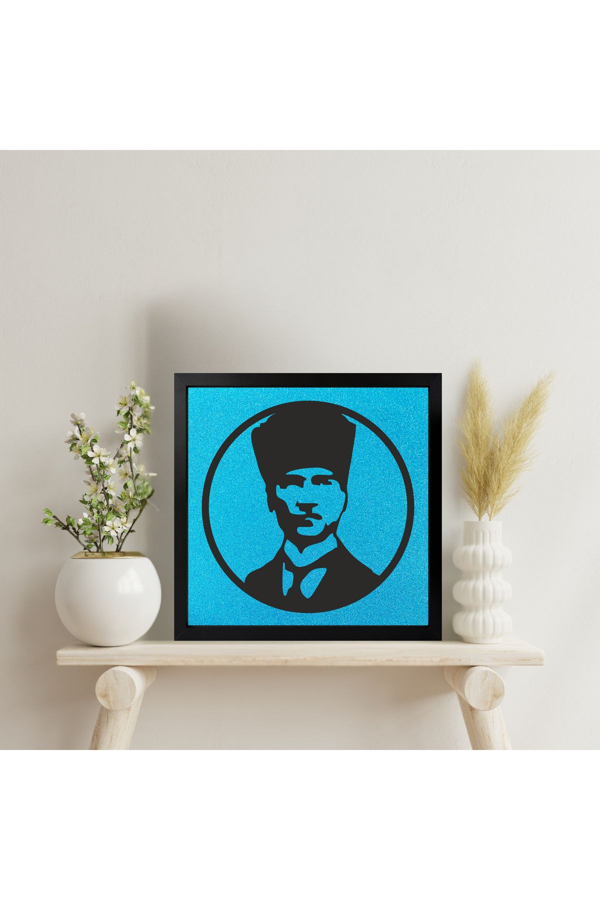 Grand Fine Art Çerçeveli Sim Karton Üzeri Mdf Atatürk