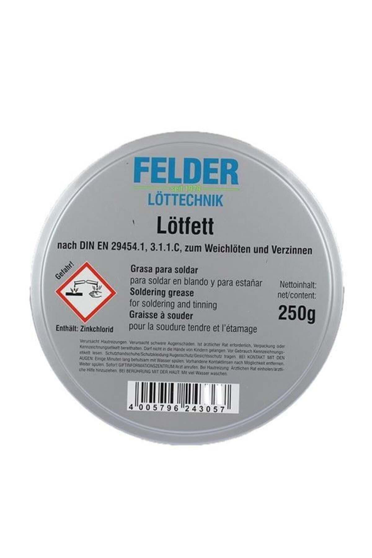 YİĞİTAUTOCLASS Lötfett Lehim Pastası 250 Gr