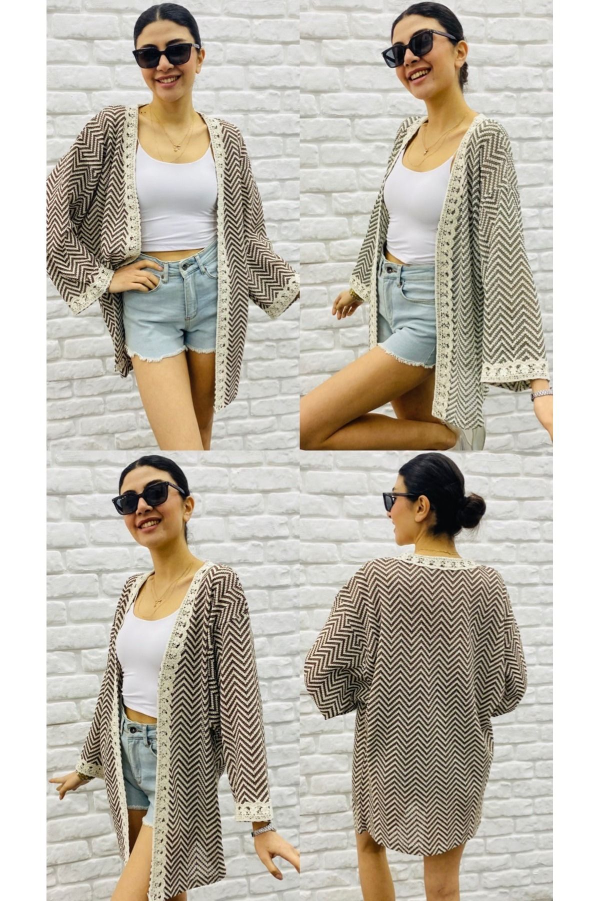 DESCARTES Otantik kimono ceket