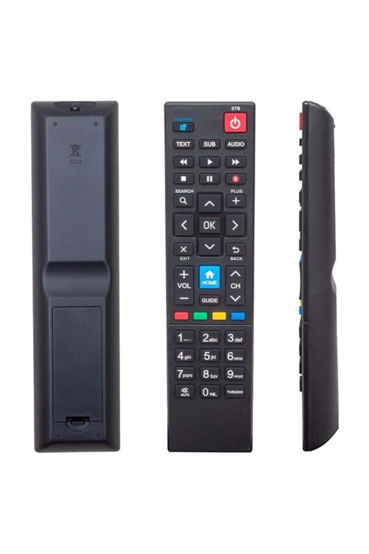 DENİZBİLİŞİM Tivibu Home+Tv Apps Tuşlu Uydu Alıcı Kumandası