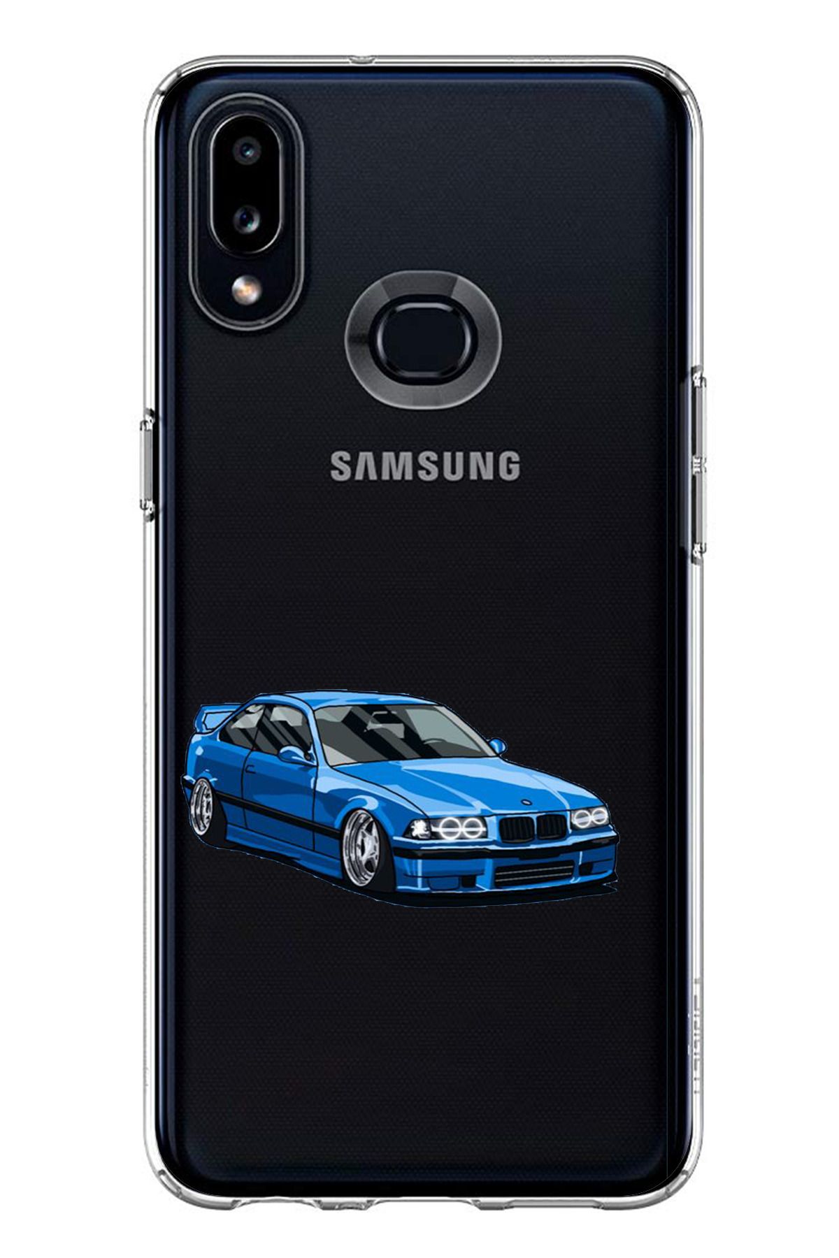 TechTree Samsung Galaxy A10S Uyumlu E36 M3 Tasarımlı Şeffaf Silikon Kılıf