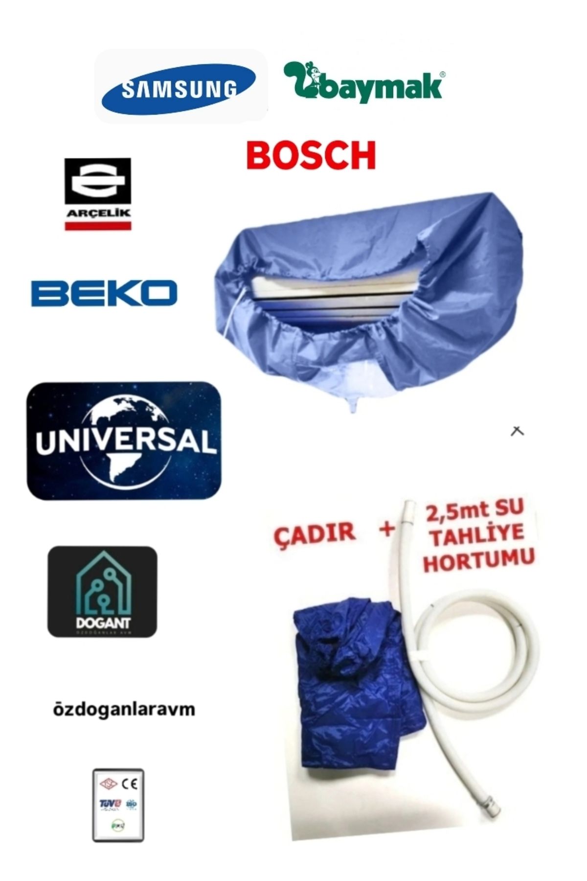 dogant özdoğanlar avm Klima Bakım Seti 9000 Btu-12000 Btu Klimalar Içindir