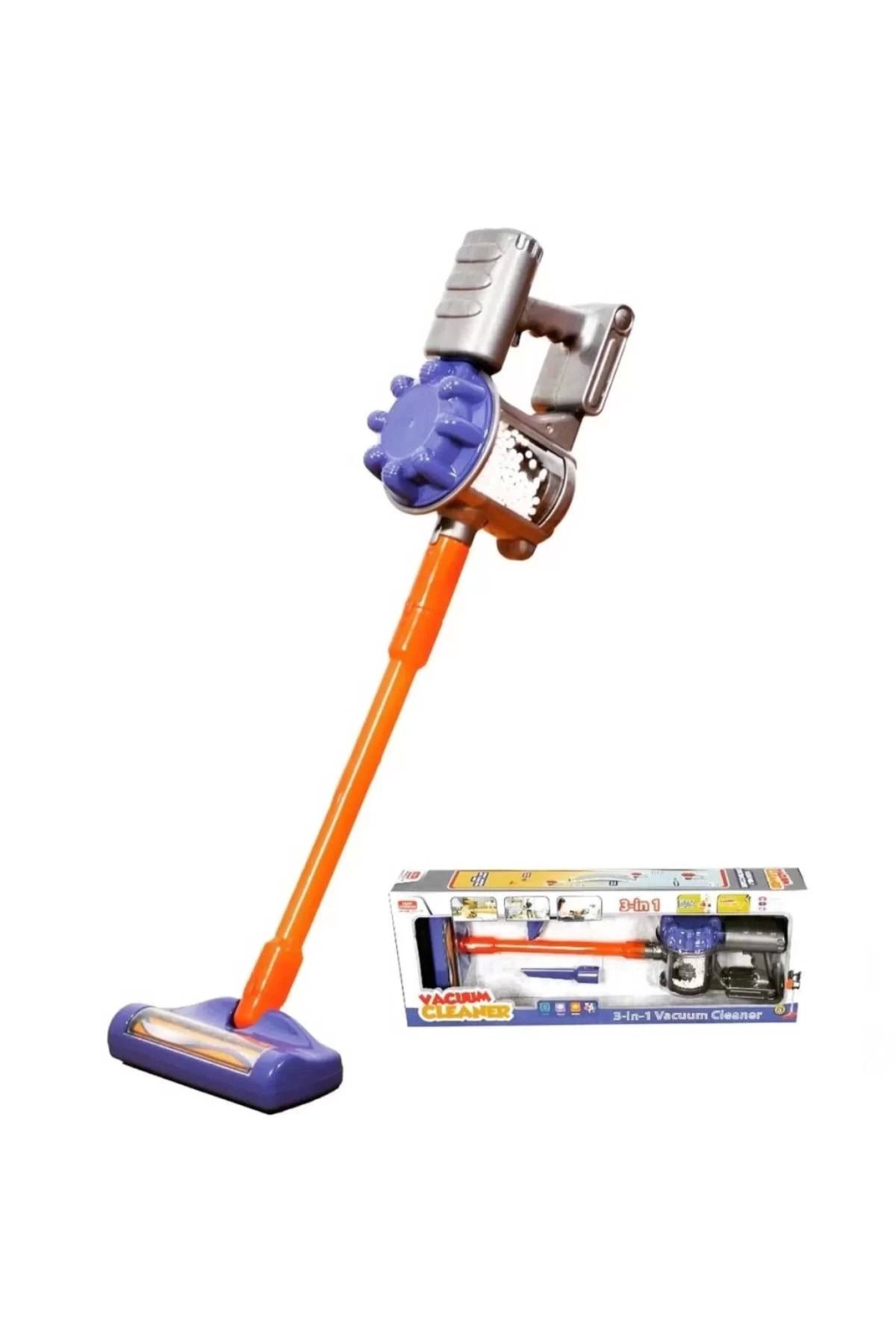 Skygo Vacuum Cleaner Pilli Kablosuz Oyuncak Dikey Standlı Elektrik Süpürgesi
