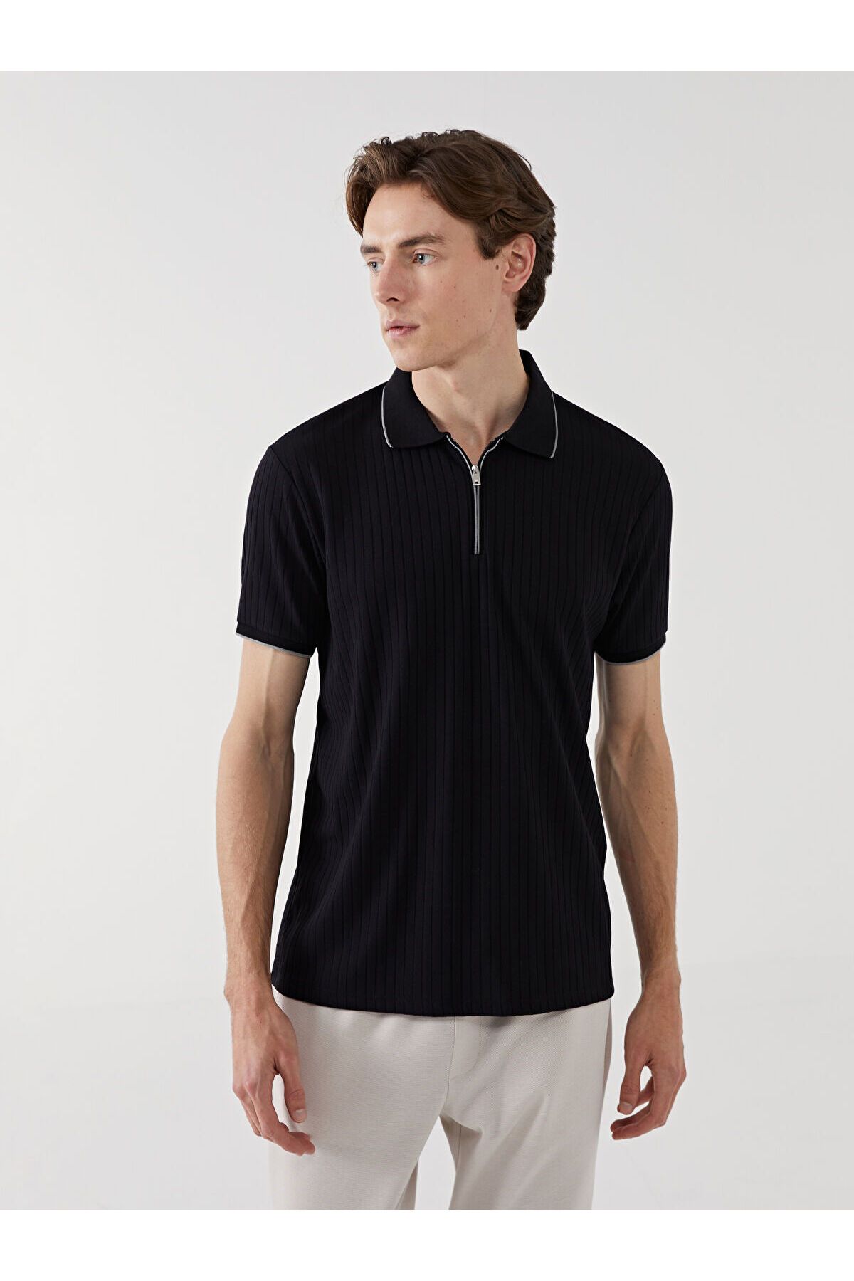 LC Waikiki Polo Yaka Kısa Kollu Penye Erkek Tişört