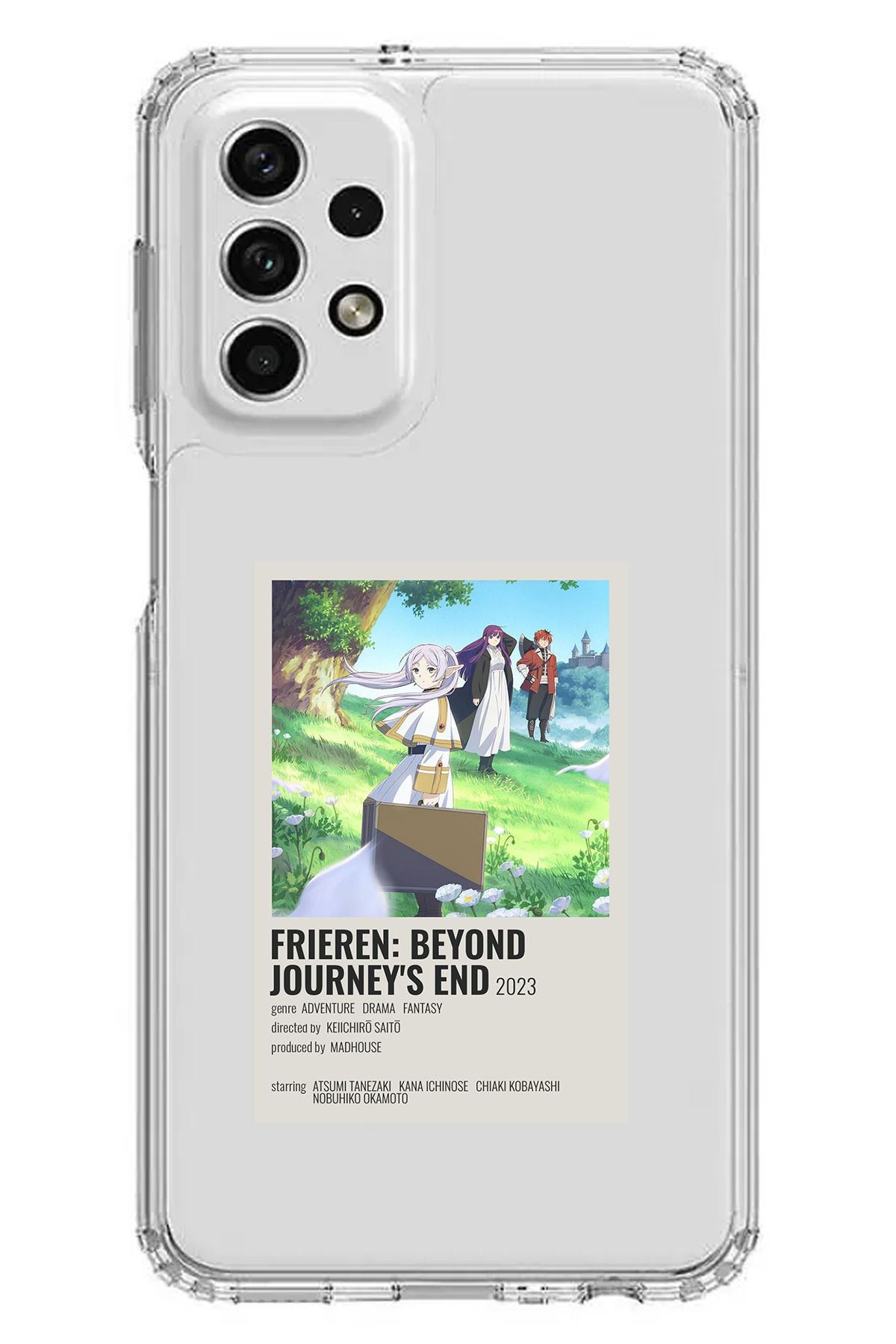 TechTree Samsung Galaxy A73 Uyumlu Frieren: Beyond Journey's End Tasarımlı Şeffaf Silikon Kılıf