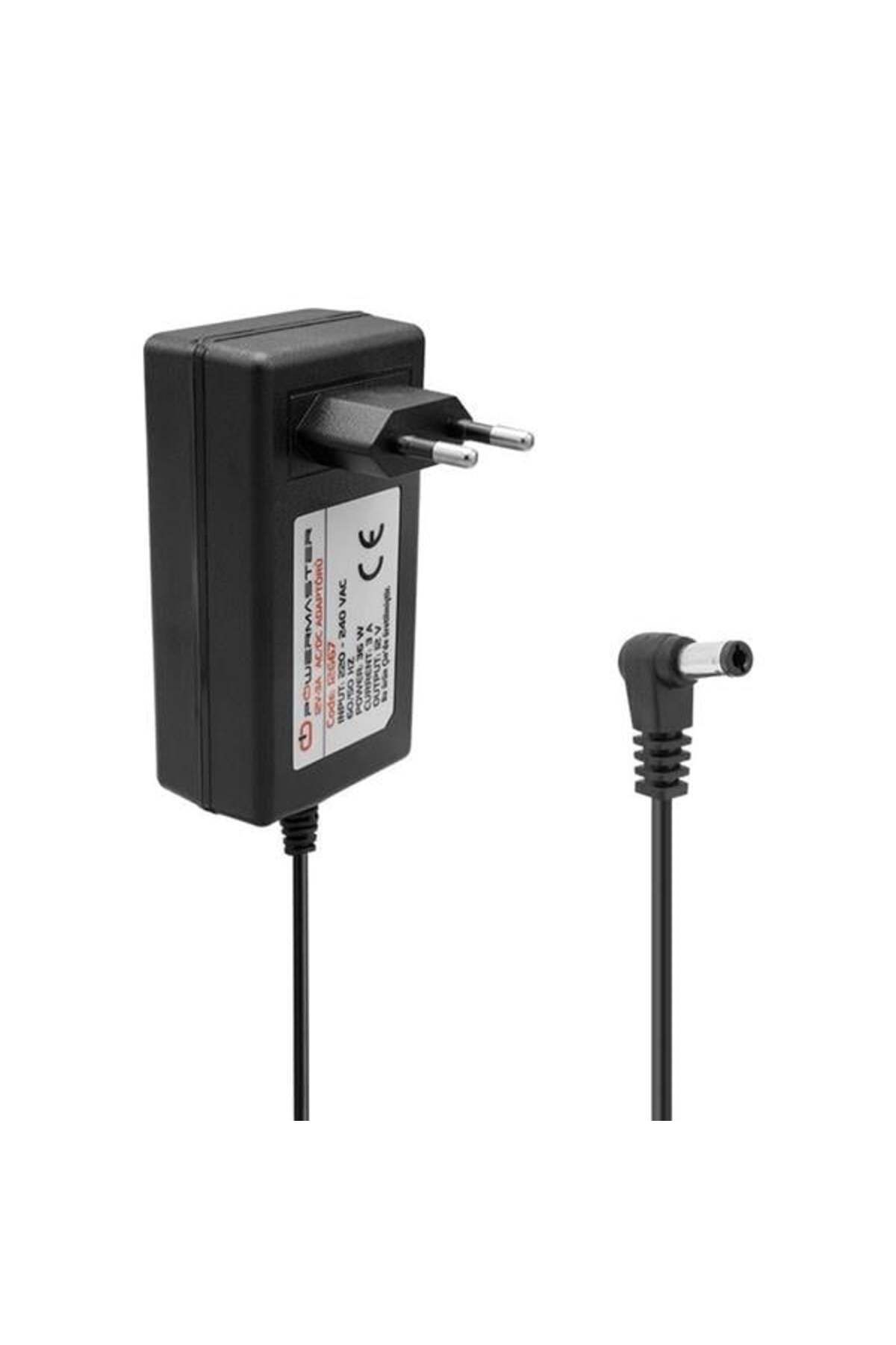 robotrend Pm-12667 12 Volt - 3 Amper 5.5*2.5 Mm Uçlu Plastik Kasa Priz Tipi Adaptör