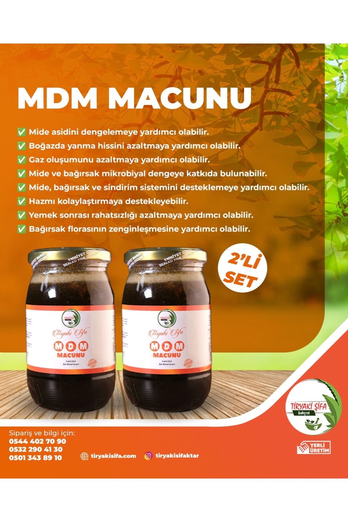 Tiryaki Şifa Bahçesi MDM Macun