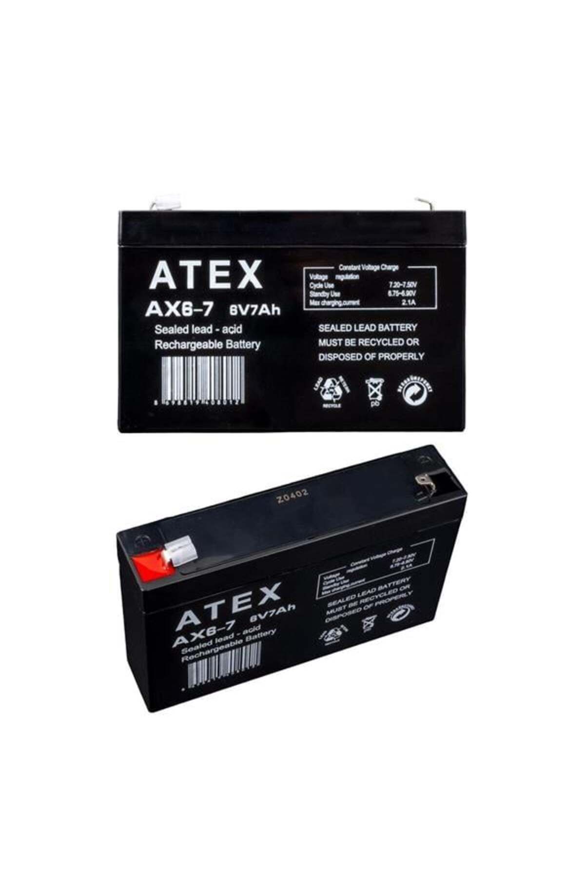 robotrend 6 Volt - 7 Amper Akü (150 X 50 X 94 Mm)