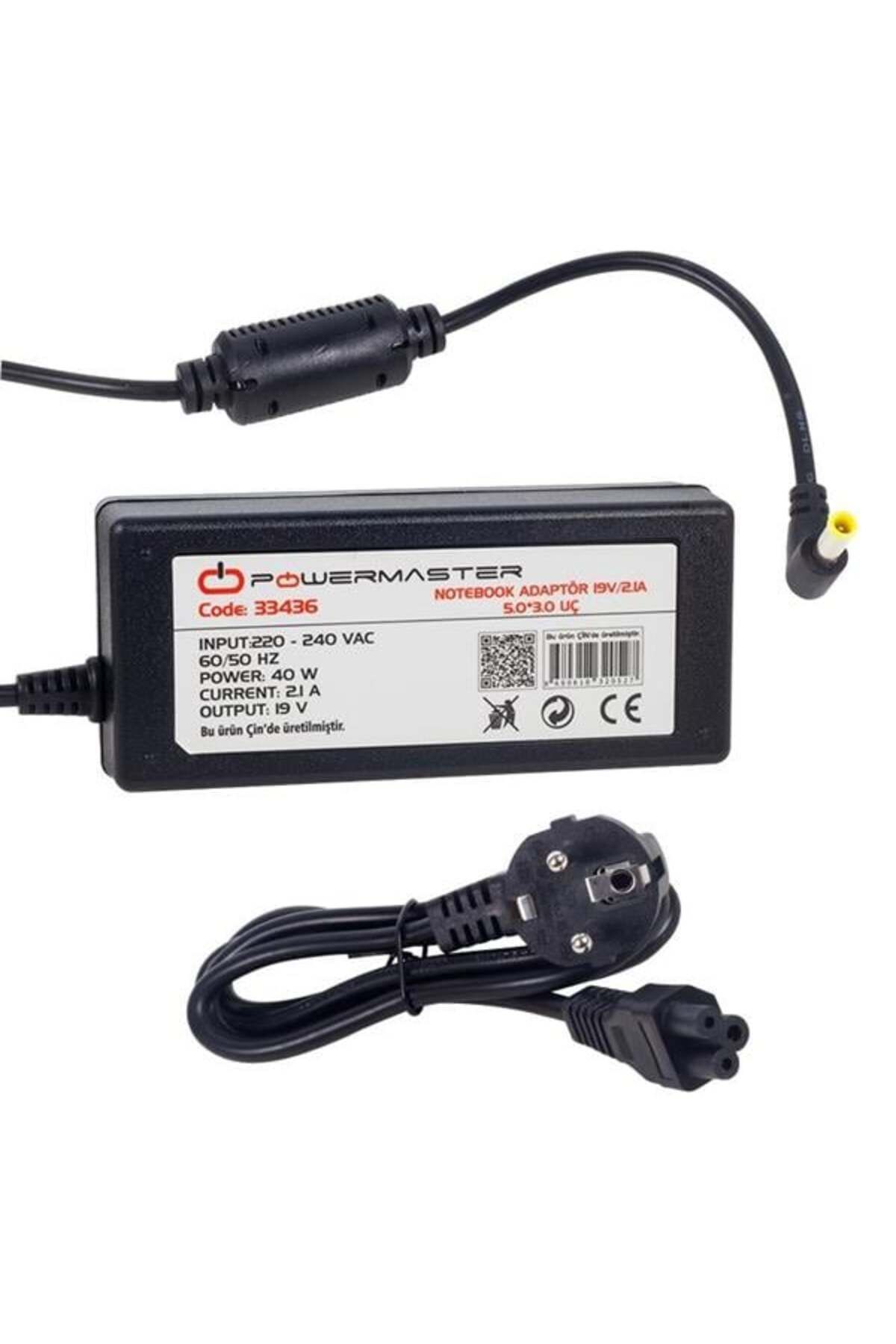 robotrend Pm-33436 19 Volt - 2.1 Amper 5.0*3.0 Mm Uçlu Adaptör (Samsung Notebook)