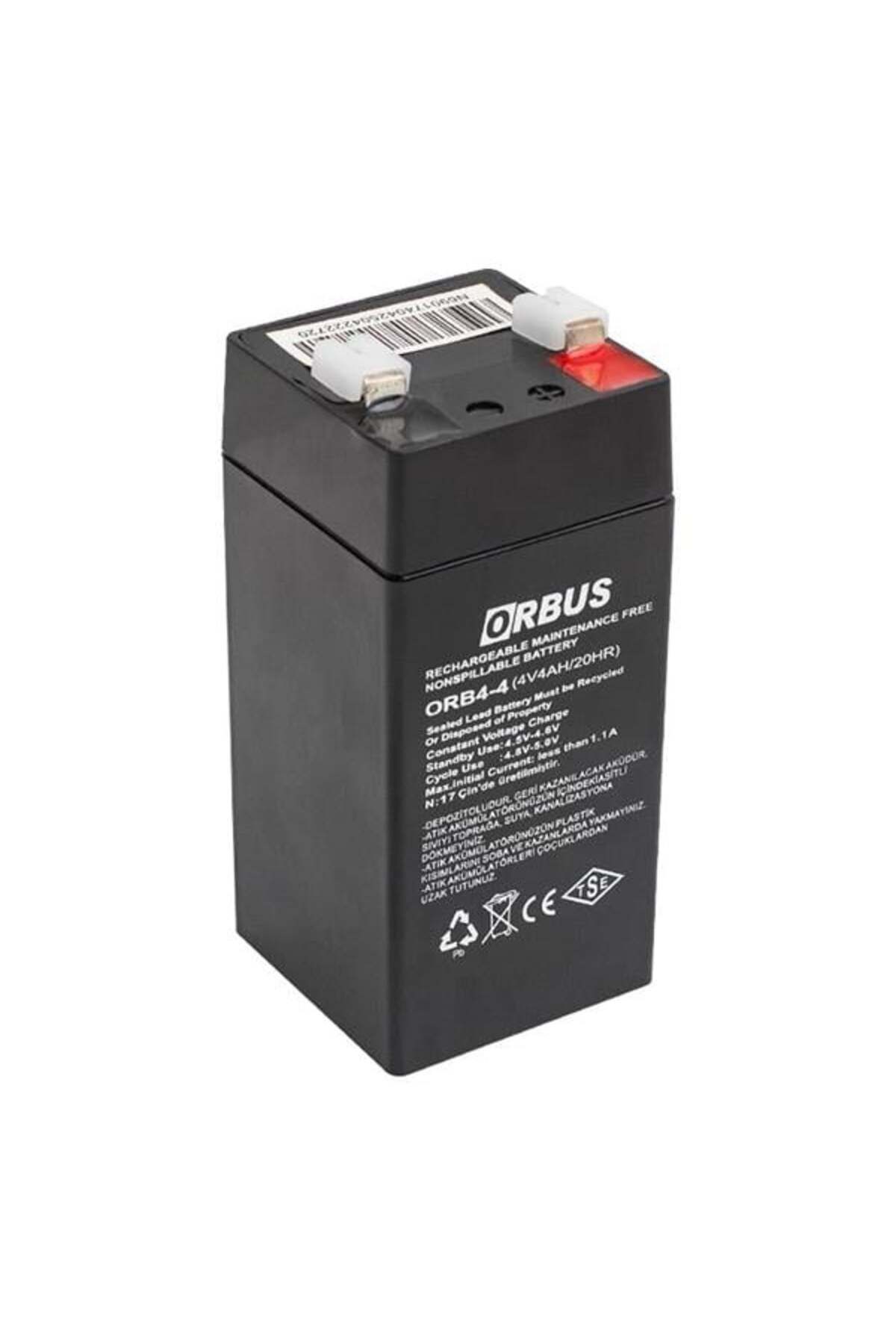 robotrend Orb4-4 4 Volt 4 Amper Dik Akü (45X45X100 Mm)