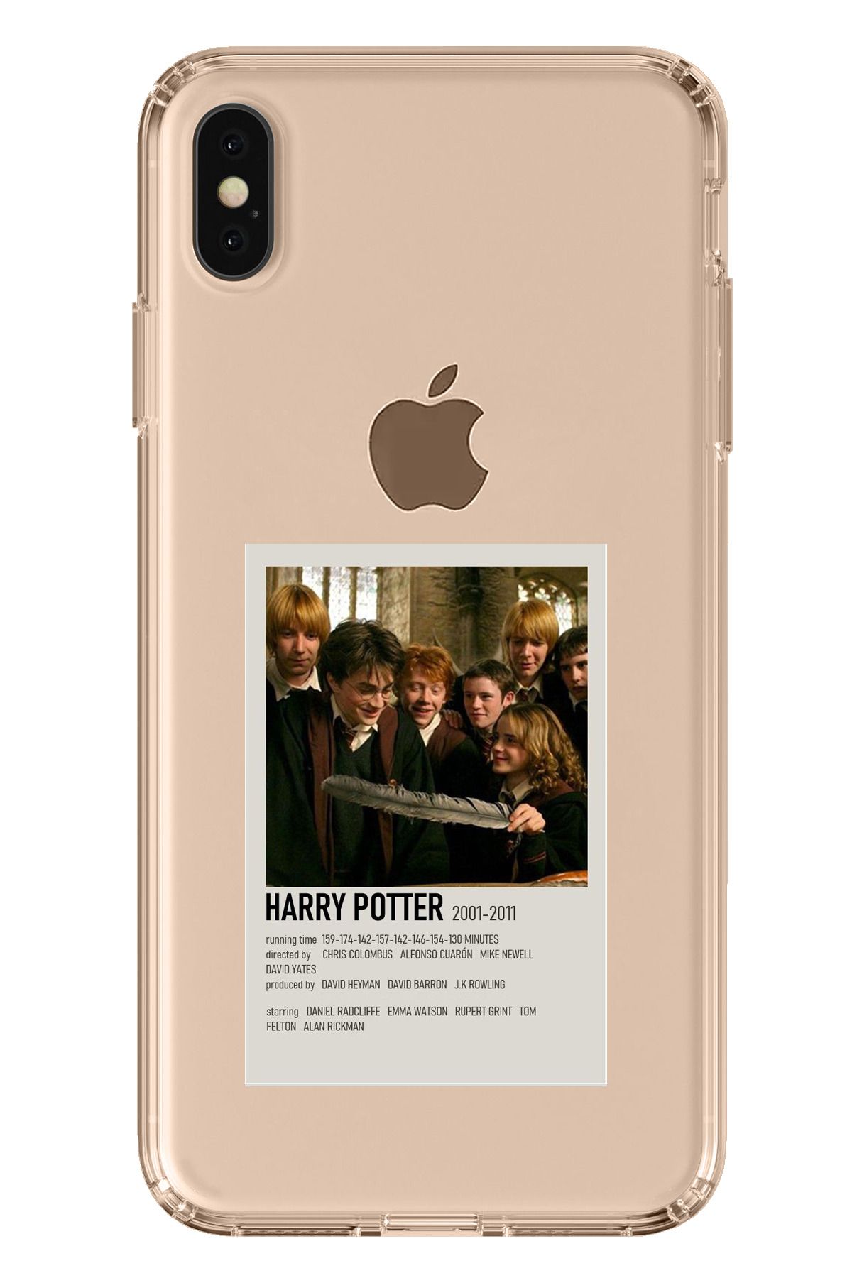 TechTree iPhone XS MAX Uyumlu Haryy Potter Tasarımlı Şeffaf Silikon Kılıf