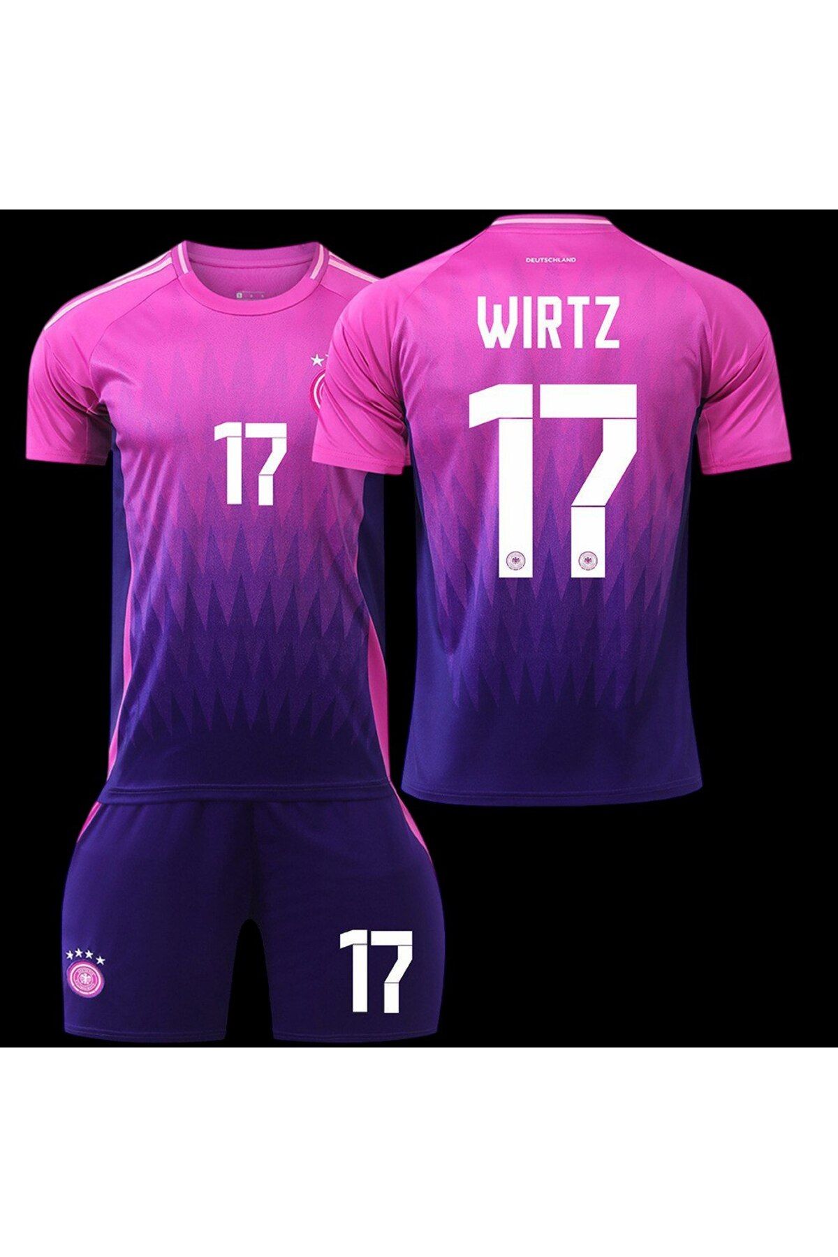 Atlas Global ALMANYA WİRTZ DEPLASMAN PEMBE ÇOCUK FORMASI