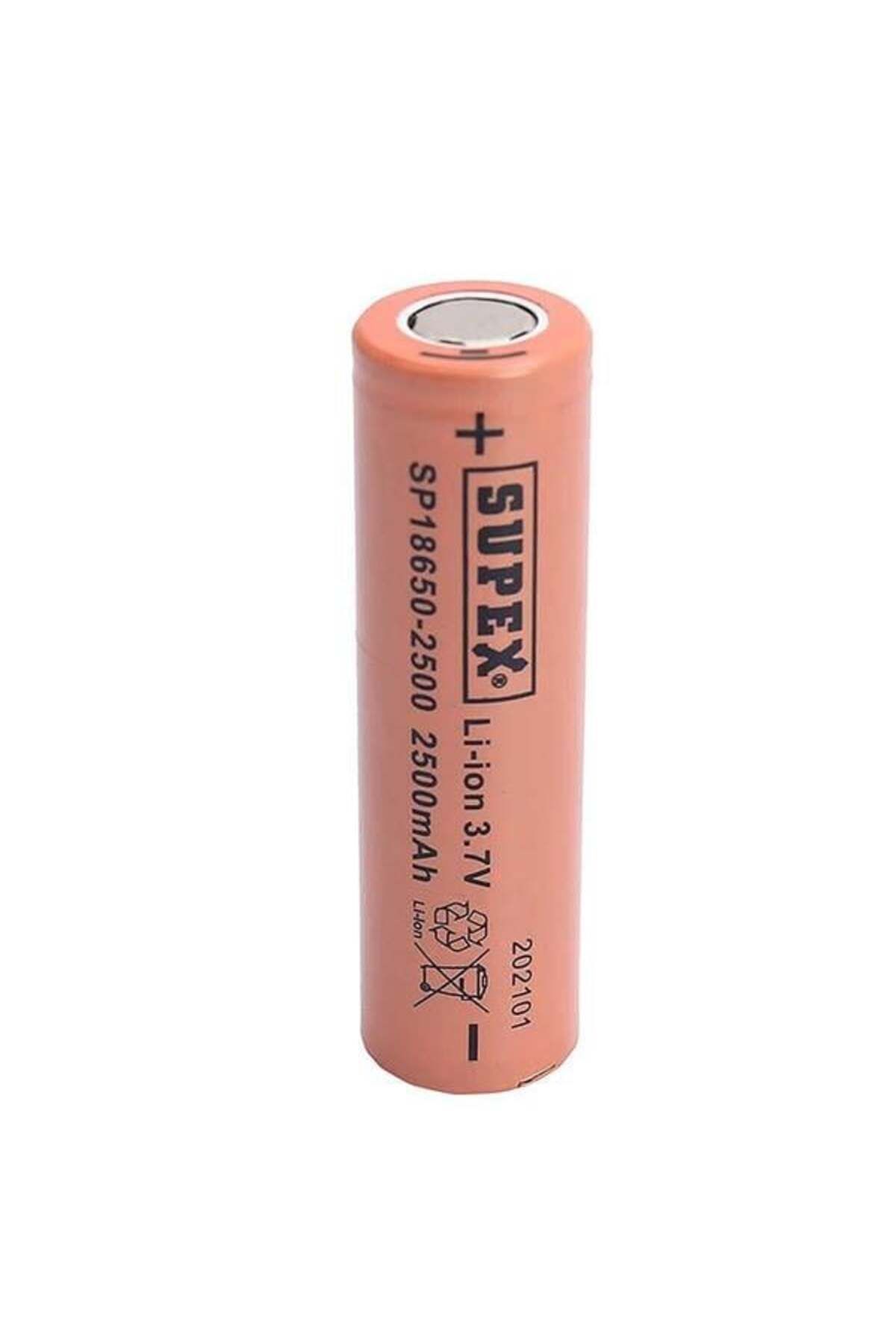 robotrend 18650-2500 3.7V 2500 Mah Düz Kafa Li-Ion Pil