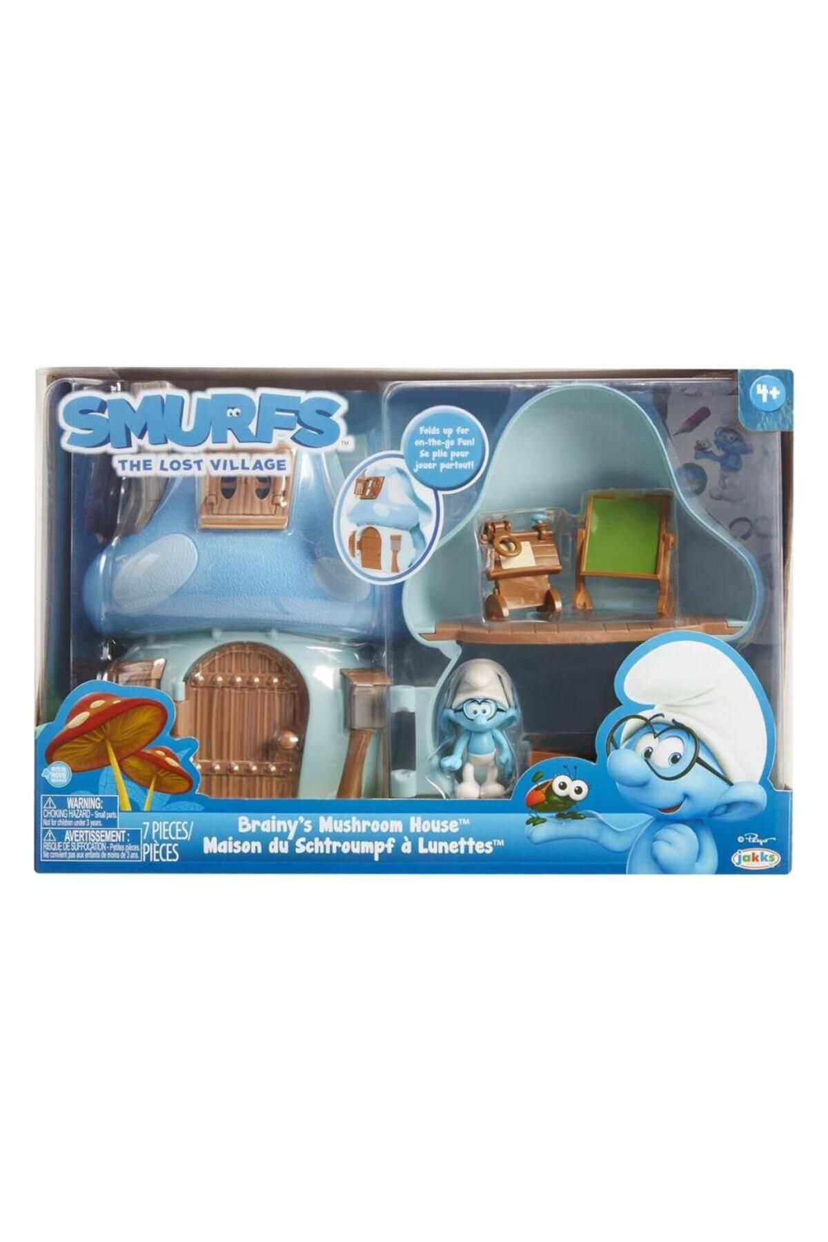 NessiWorld ŞRN 96530 Şirinler Mantar Ev Oyun Seti -Necotoys