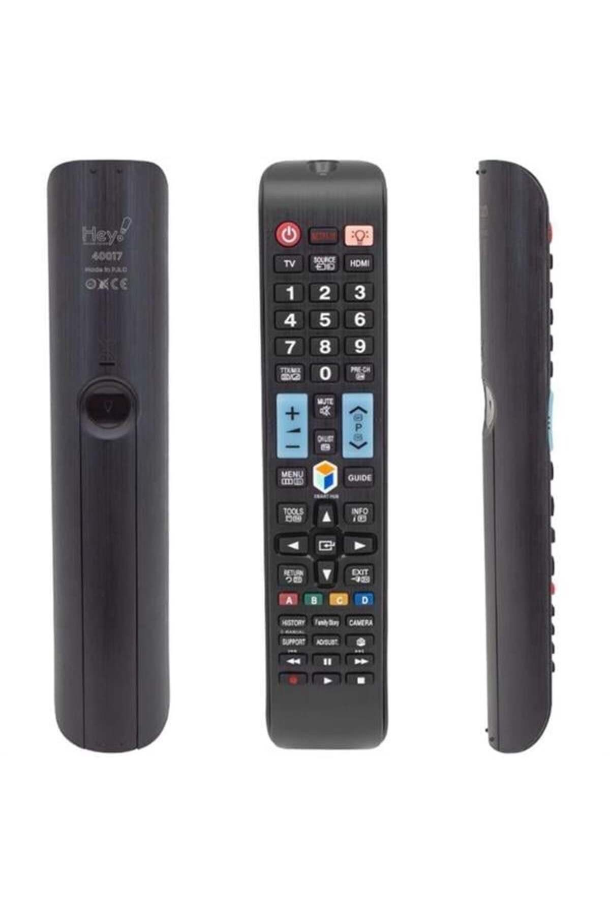 DENİZBİLİŞİM Hey Rm-D1078+L Samsung Netflix Source Tuşlu Lcd Led Tv Kumanda