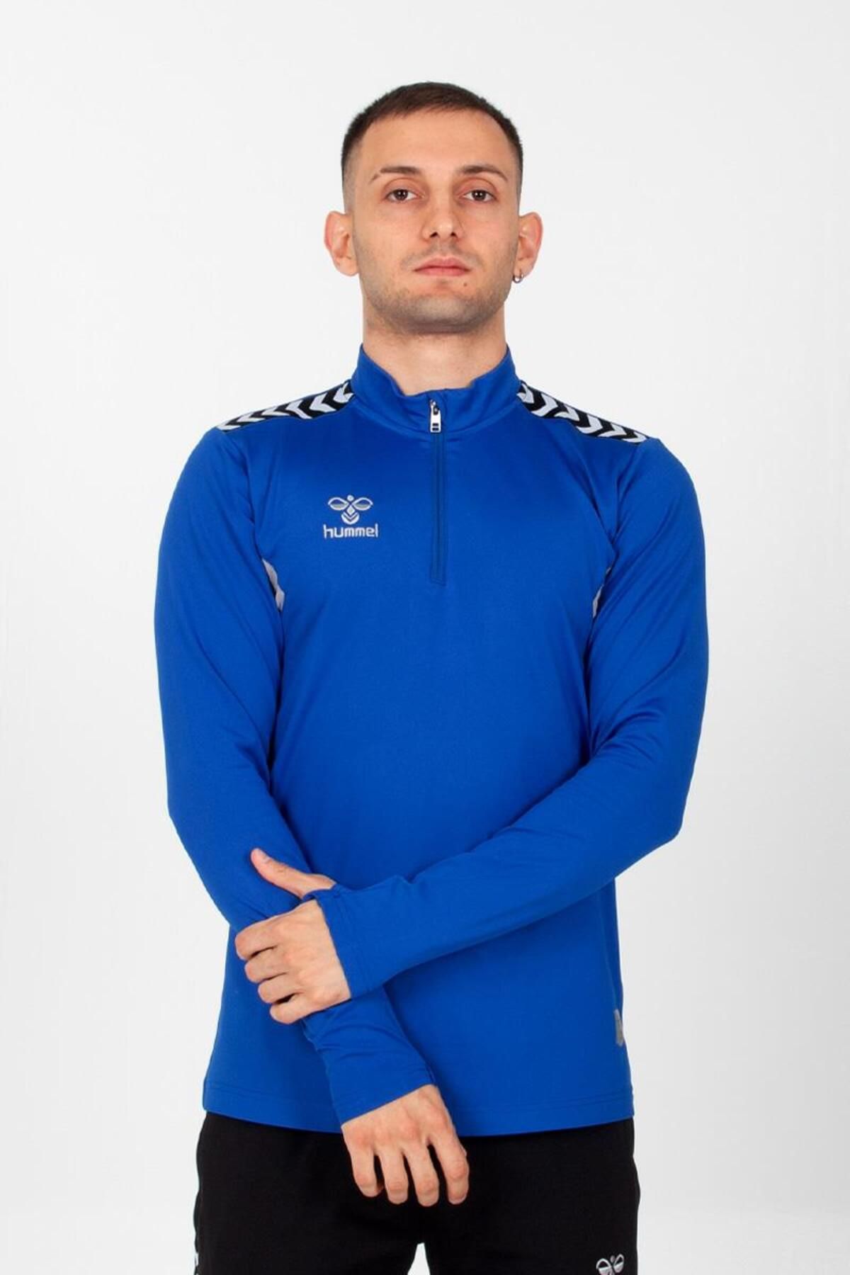 hummel Otantik Antrenman Eşofman Üstü Mavi