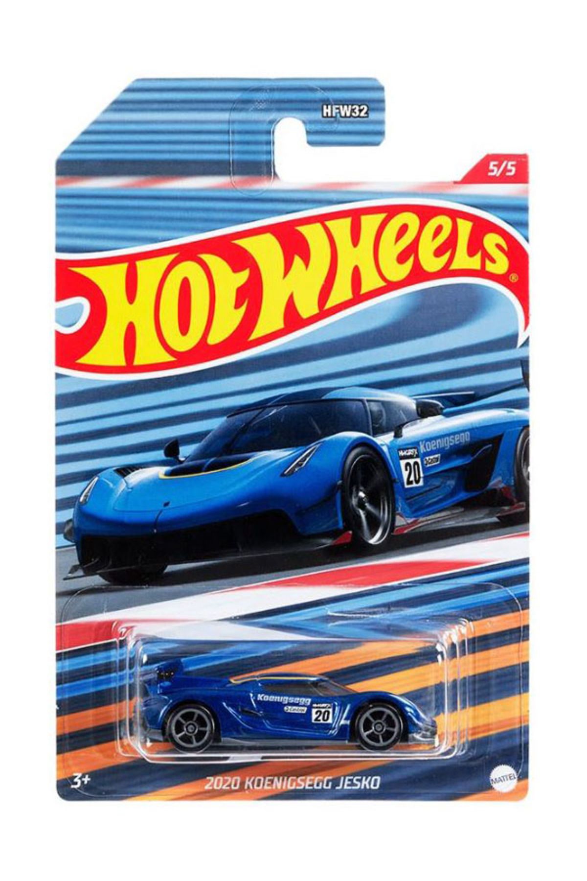 HOT WHEELS 2020 Koenigsegg Jesko - Mavi (1/64) 2022 Üretim