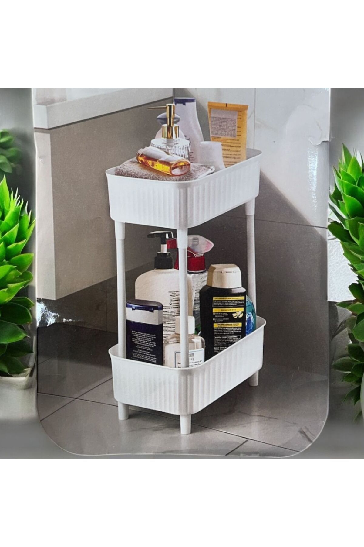 USTAOGLUHOME KÜÇÜK BANYO ORGANİZERİ 40 X 18 CM