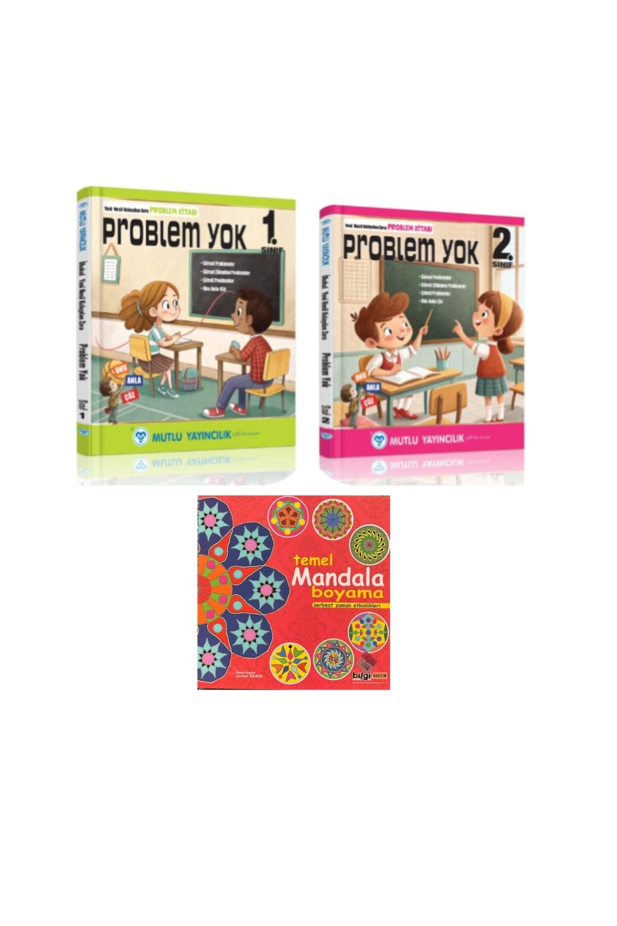Mutlu Yayıncılık Mutlu Yayınları Yeni Nesil Problem Yok 1 . 2.sınıf Mandala Hediyeli