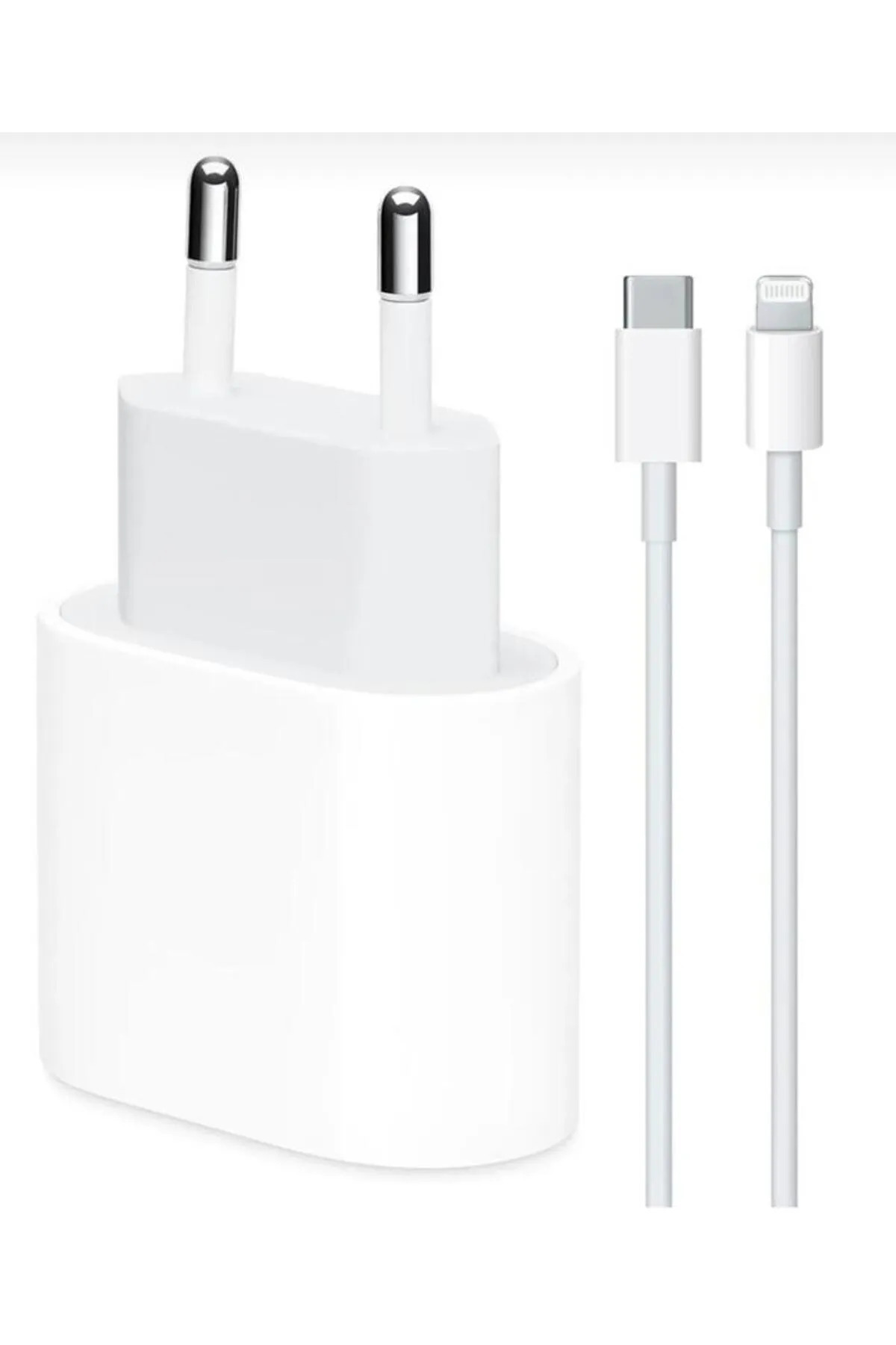 teknofone Iphone 20 W Hızlı Şarj Adaptörü Ve Type-c Lightning Kablo Seti