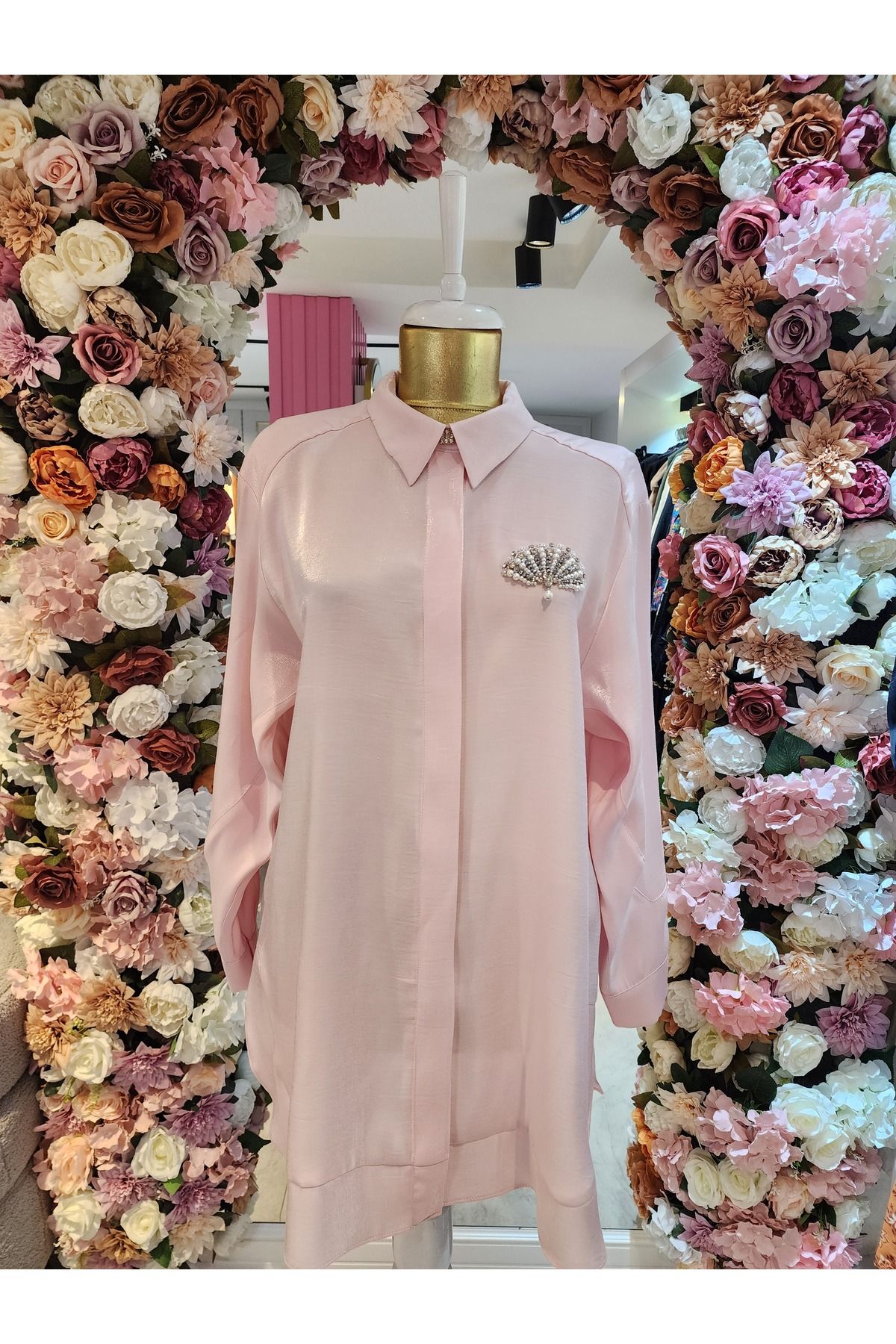 SEÇİL Seçil kadın pembe tunik