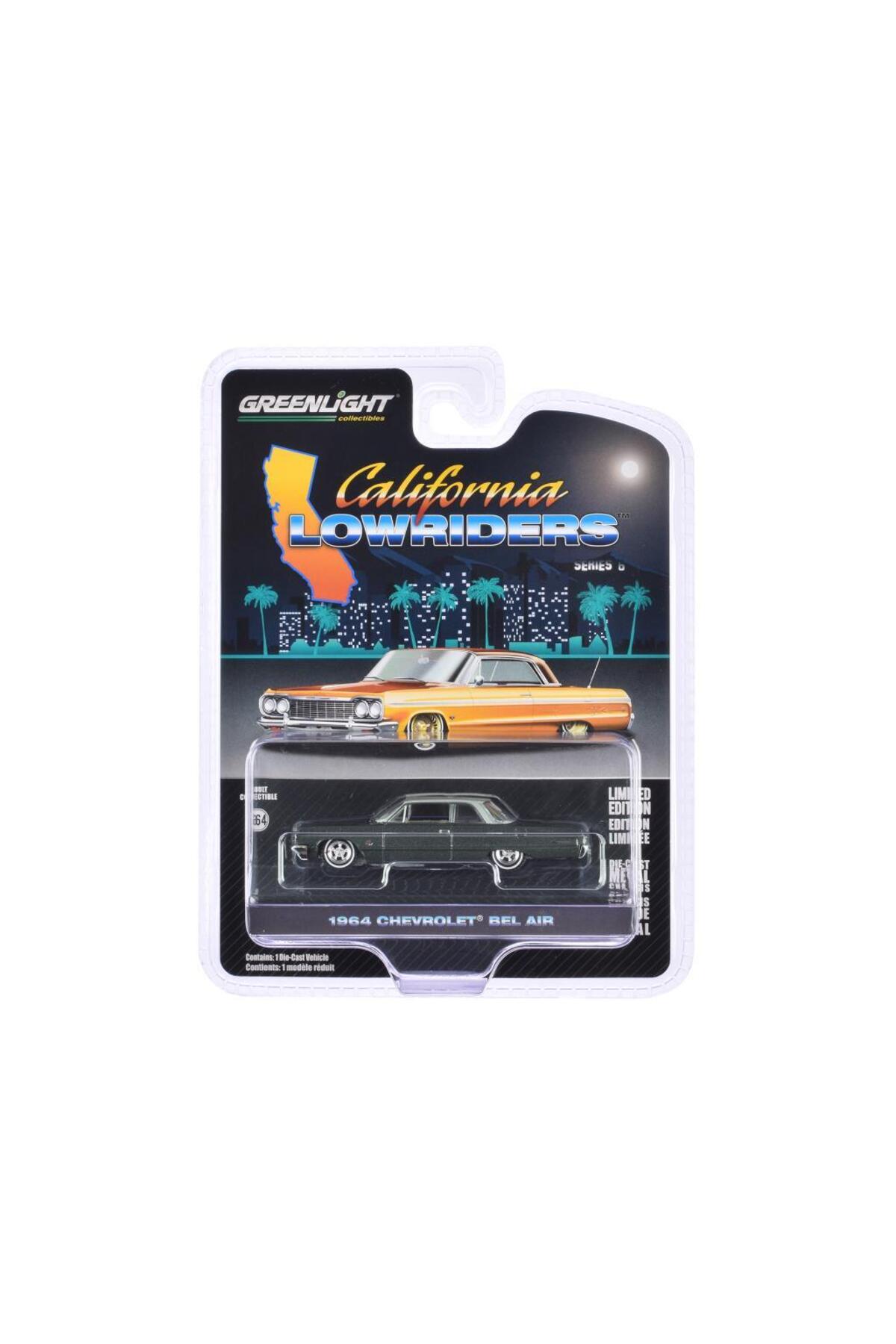Greenlight California Lowriders 1964 Chevrolet Bel Air Model Araba