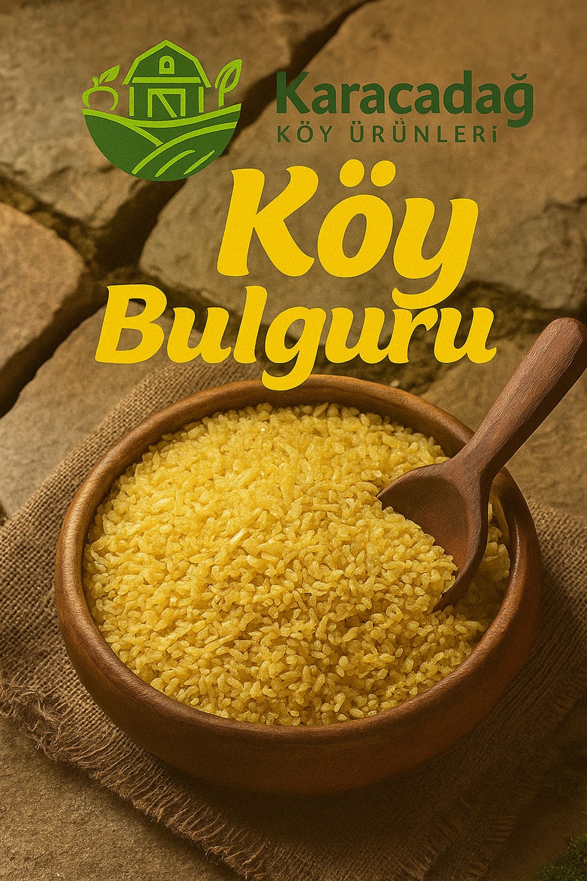karacadağ Karacadağ Köy Ürünleri Mardin Köy Bulguru 2 Kg | Taş Değirmen – Doğal ve Katkısız
