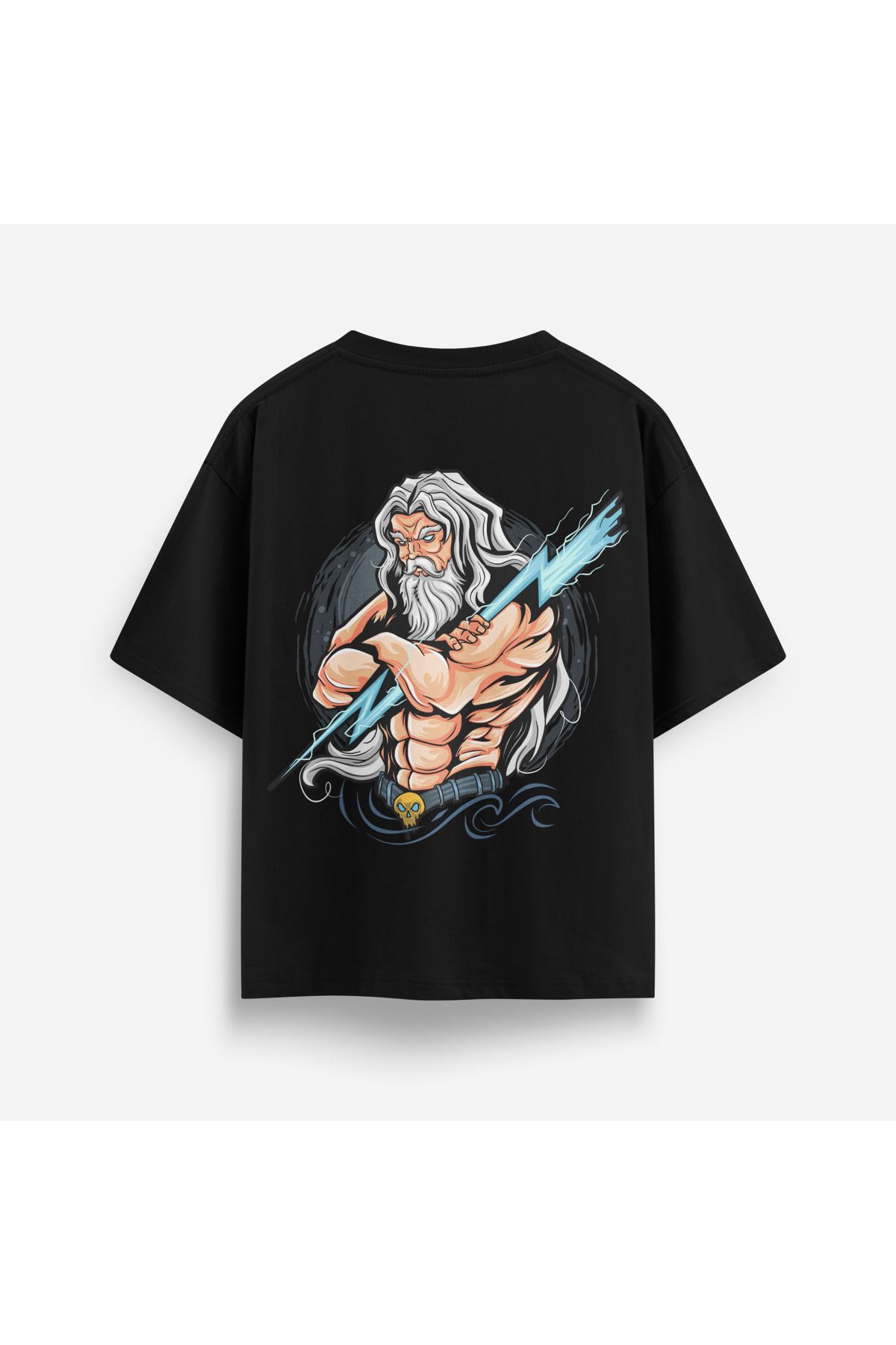 Street301 Unisex Zeus Baskılı Oversize T-Shirt