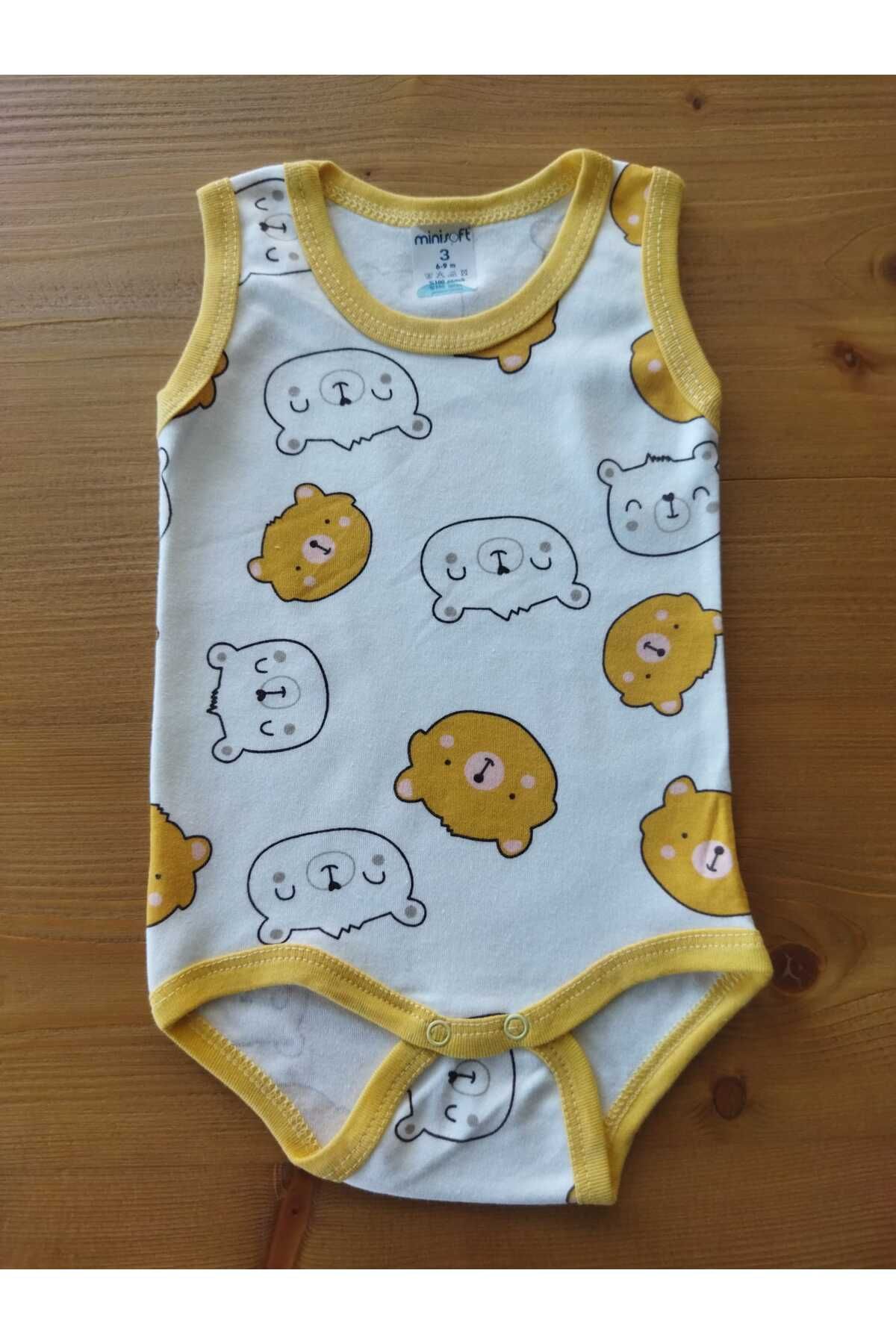Spinapi Eğlenceli Hayvan Desenli Pamuk Tshirt Atlet