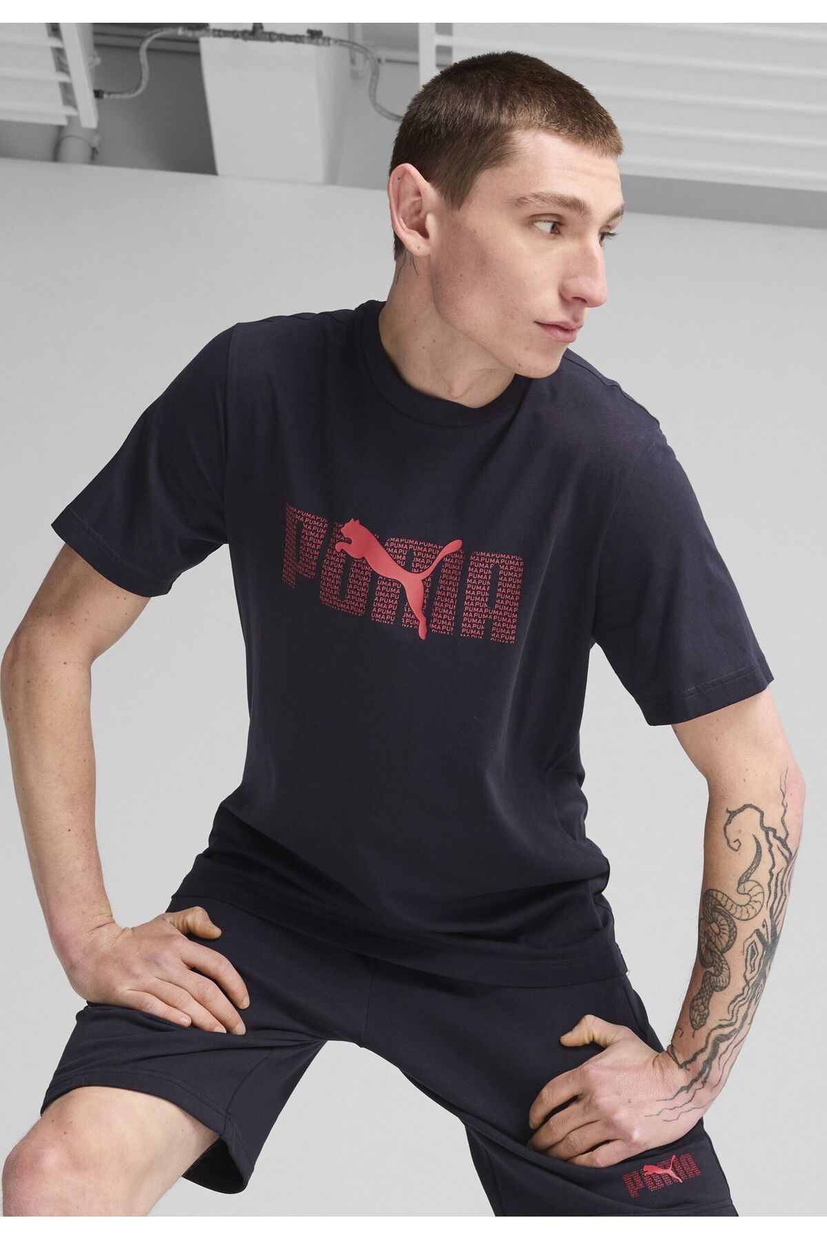Puma-Essentials Logo Lab Tee Men 5