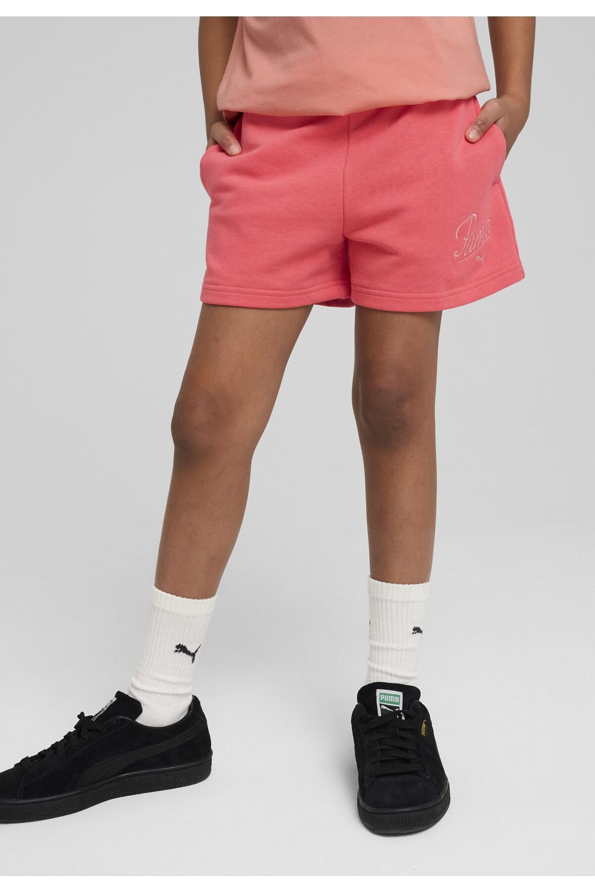 Puma-Essentials Script Shorts 5