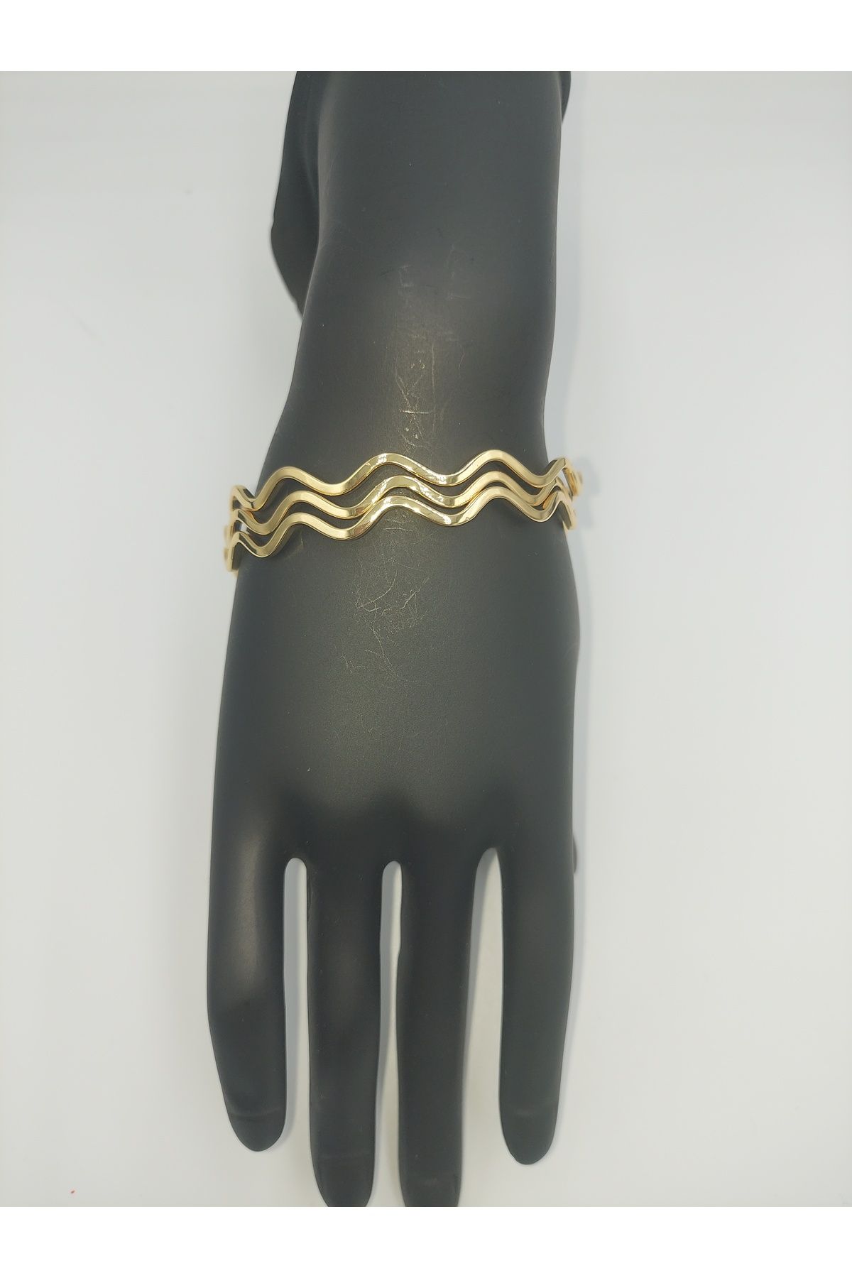 XUPING JEWELRY Xupıng Kıvrımlı Ajda Çelik Bileklik