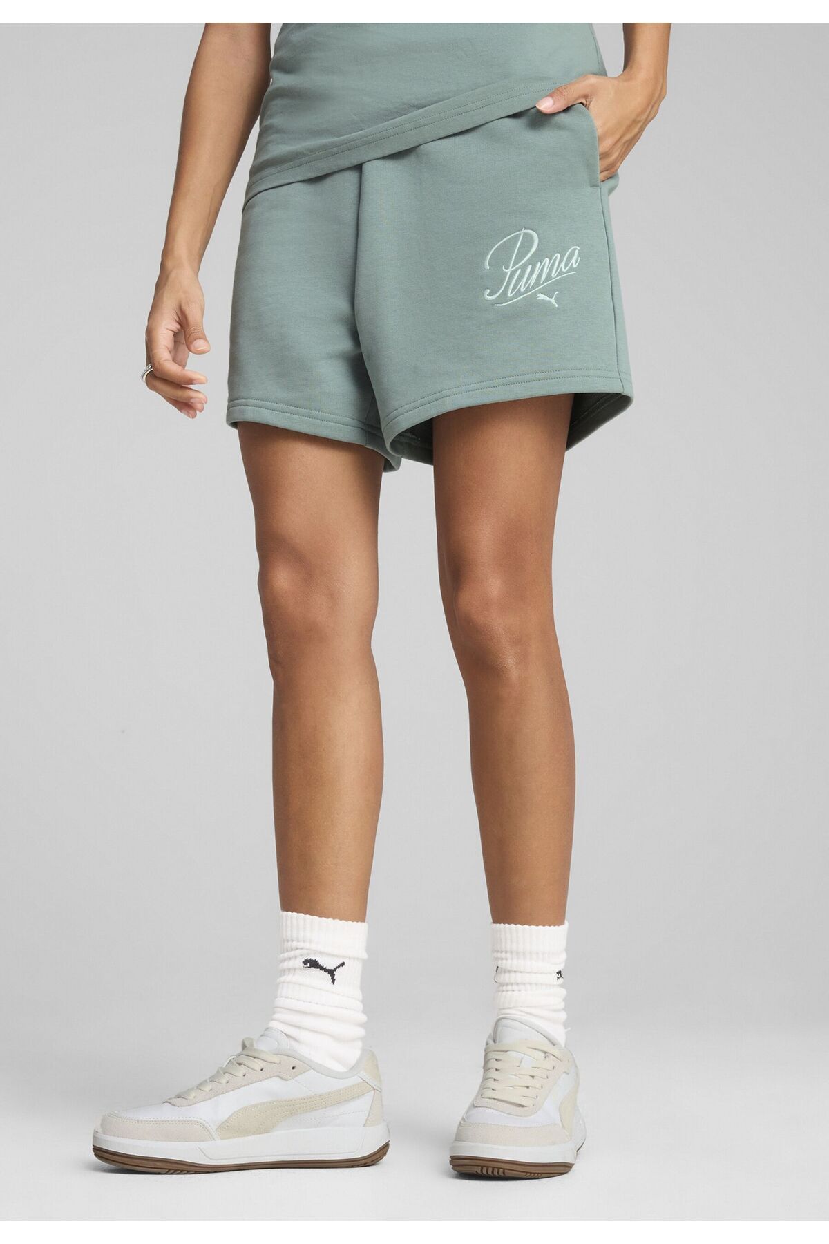Puma-Ess Script 5" Hochgeschnittene Shorts 5