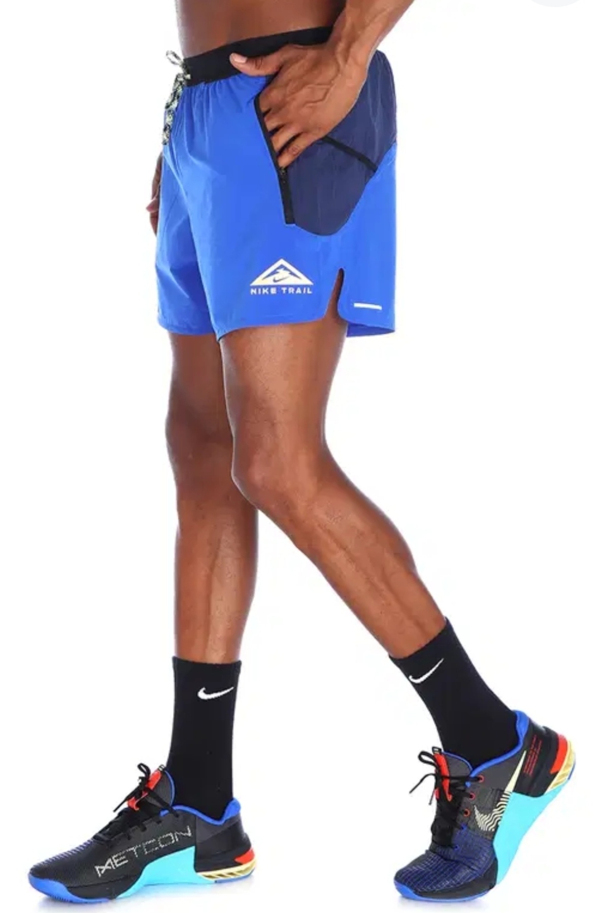 Nike Dri-Fit Second Sunrise Erkek Mavi Koşu Şort DV9311-405 ASLAN SPORT