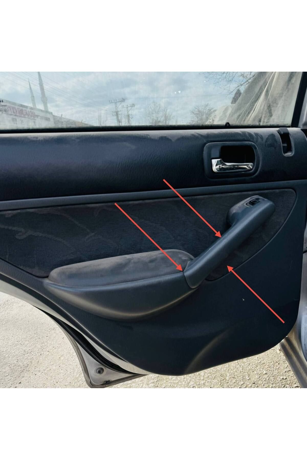 Fabrikasyon Honda Civic (2002-2006) Arka Kapı Çekme Kolu Alt Plastiği SAĞ TARAF