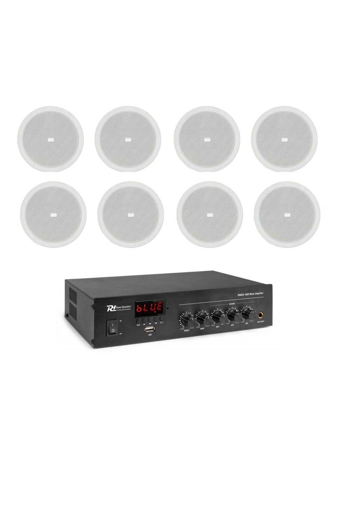 Audiosat Sistem Boxe Incastrate Cu Bluetooth, Usb, Fm - One Size