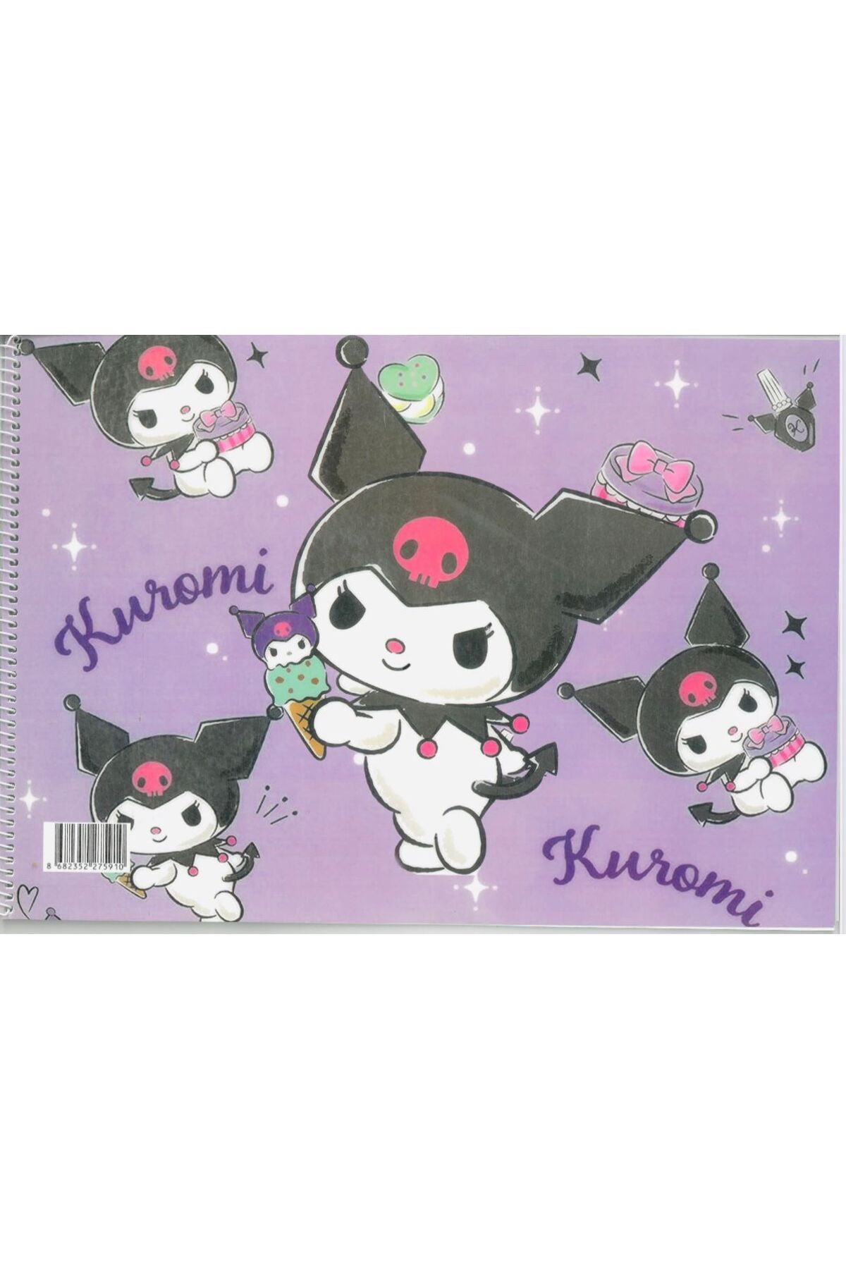 Deniz Oyuncak KUROMİ 25*35 SİPRELLİ 15 SAYFA RESİM DEFTERİ