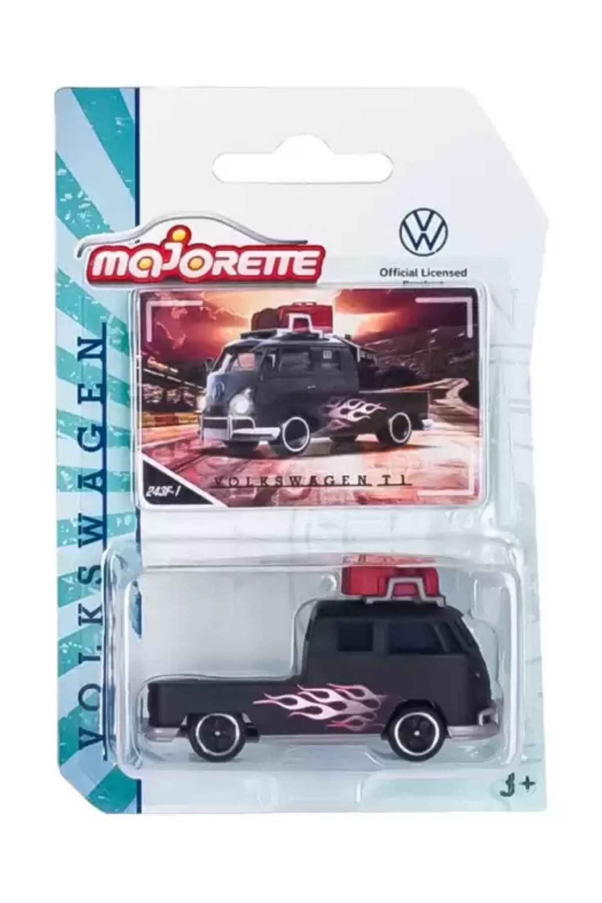 HOT WHEELS Majorette Volkswagen T1 Dıecast VW Premıum Cars 243F-1