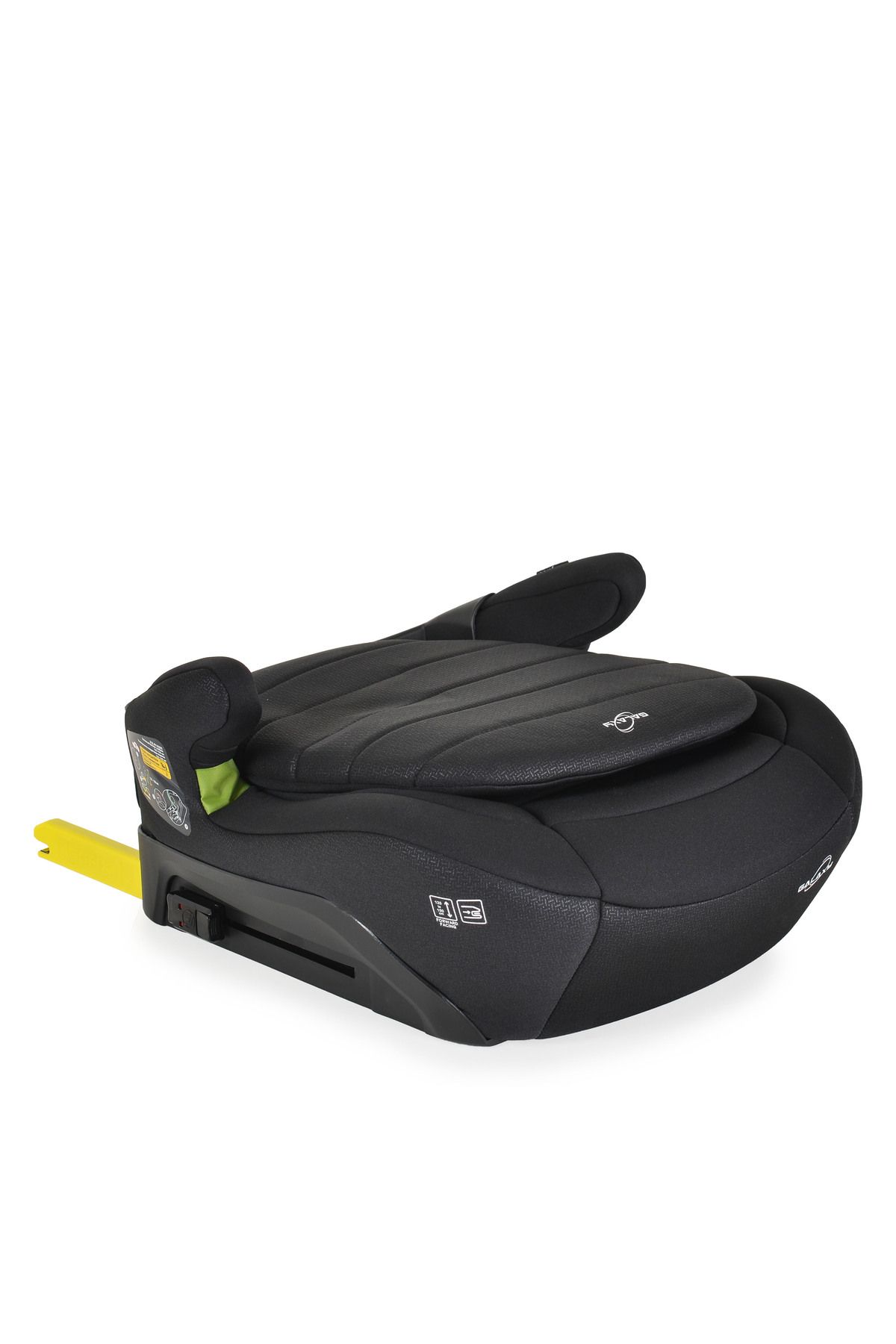 OEM-Inaltator Auto cu Isofix tip scaun, Cangaroo Galaxy Negru, Spatar rabatabil, standard ECE R129.03 4