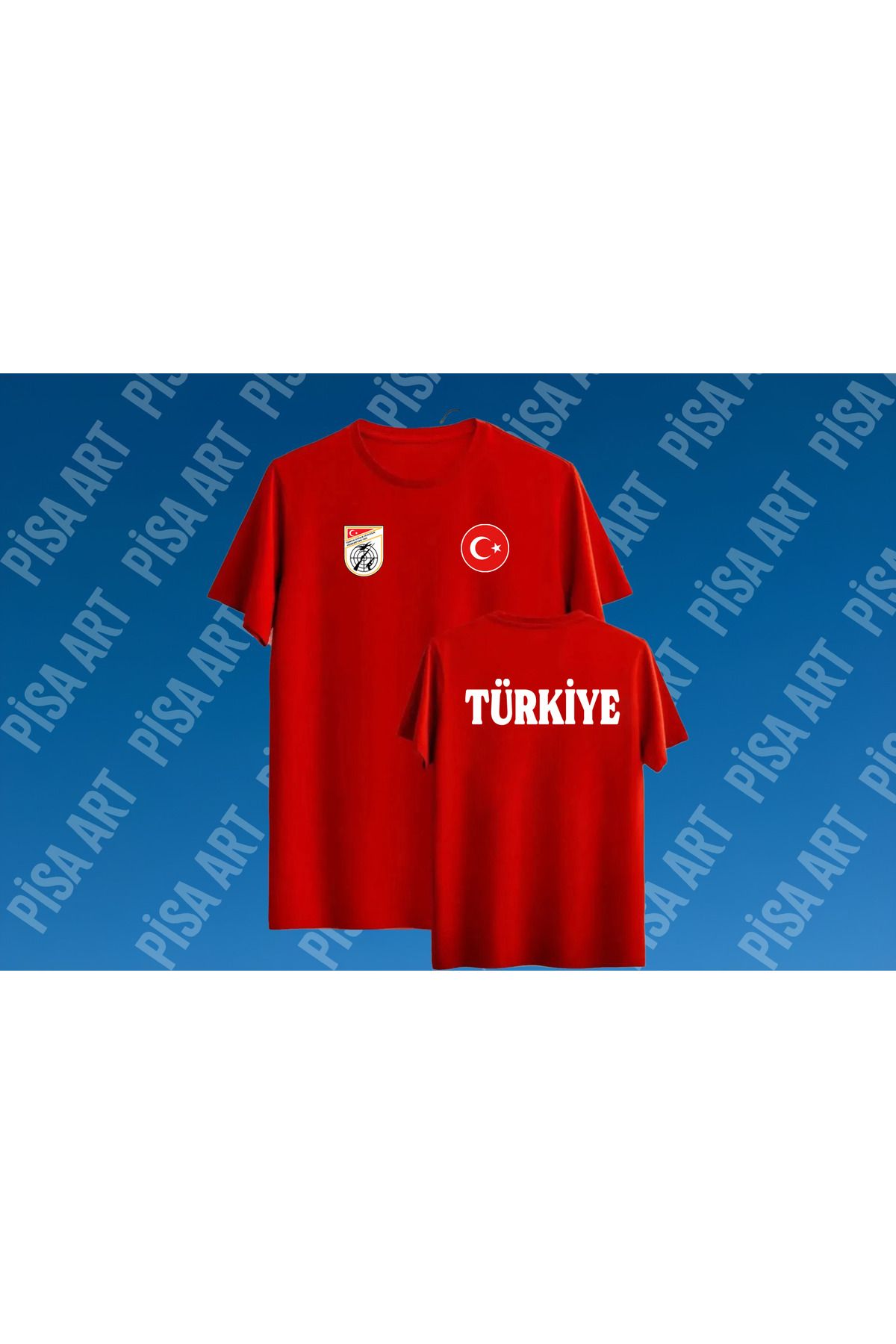 Pisa Art Atıcılık ve Avcılık Türkiye Tasarımlı Çocuk ve Yetişkin T-Shirt Kişiye Özel Baskı Yapılır