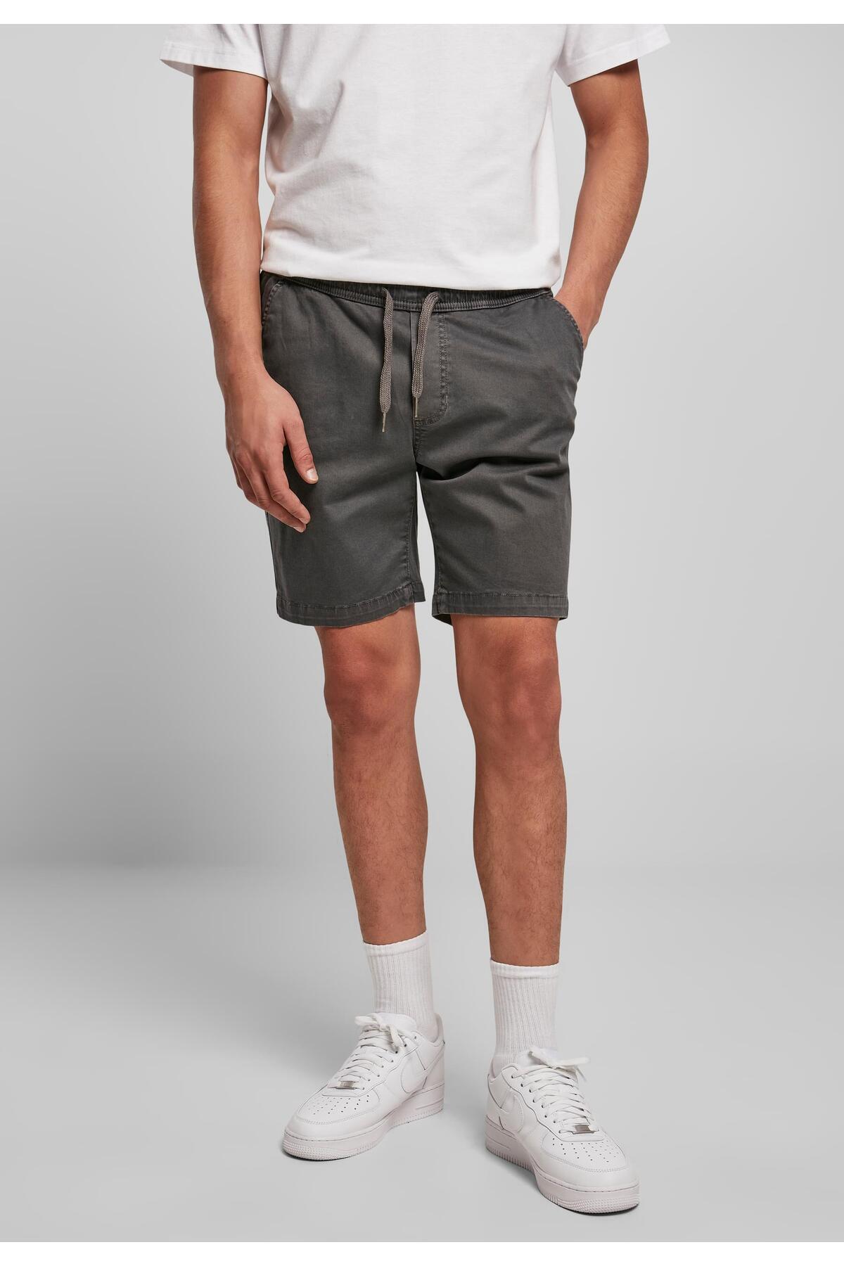 Urban Classics-Herren Stretch Twill Joggshorts 7
