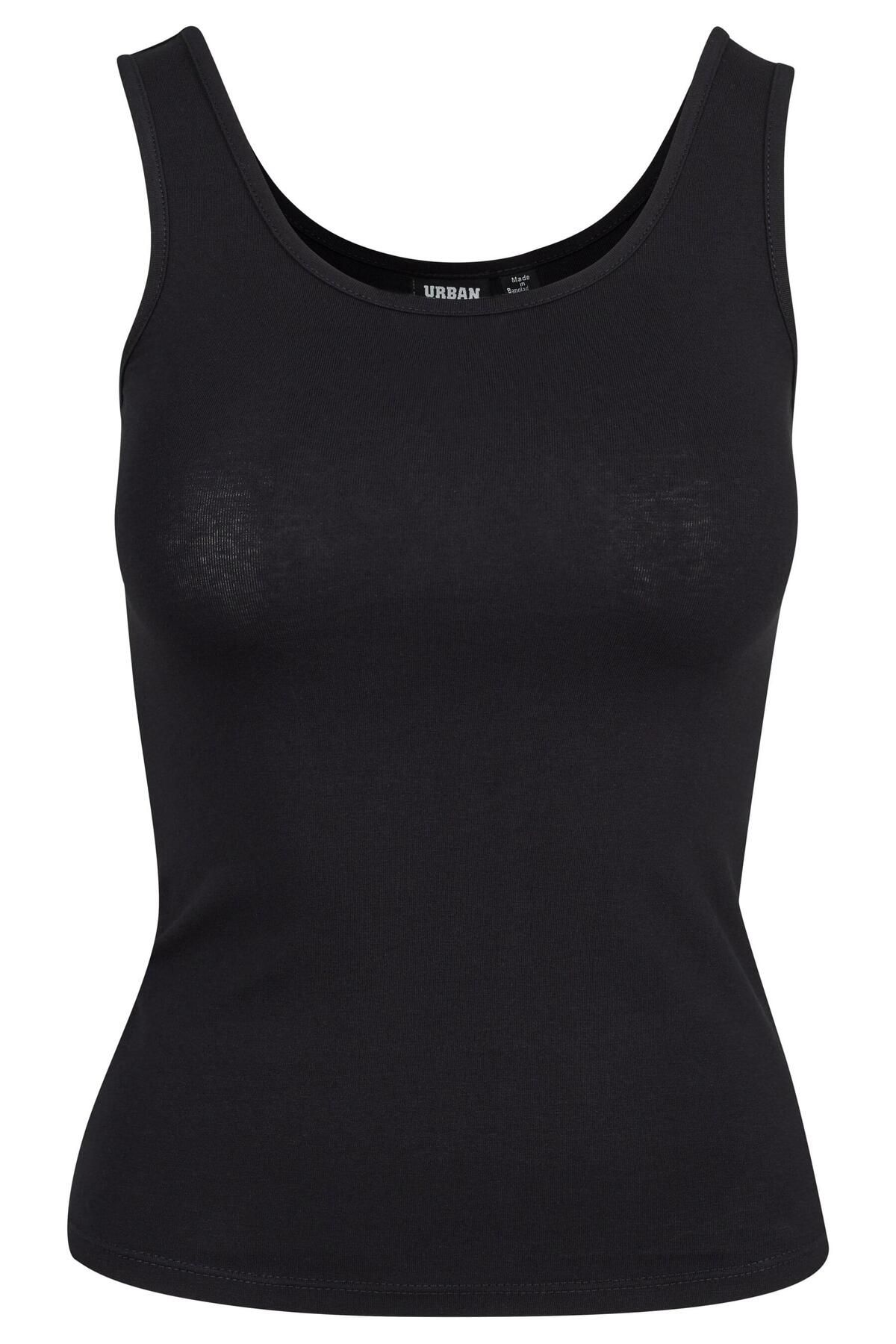 Urban Classics-Damen Ladies 2-pack Basic Stretch Top 2