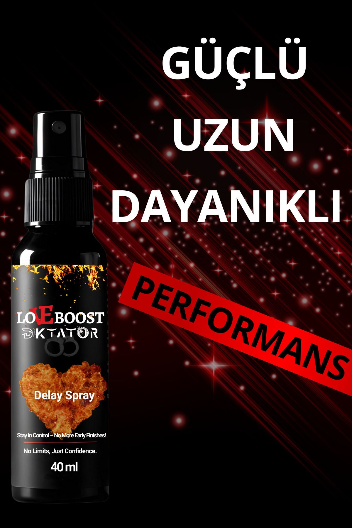 dktator LoveBoost 40ml Özel Formüllü Sprey – Su Bazlı & Kolay Kullanım
