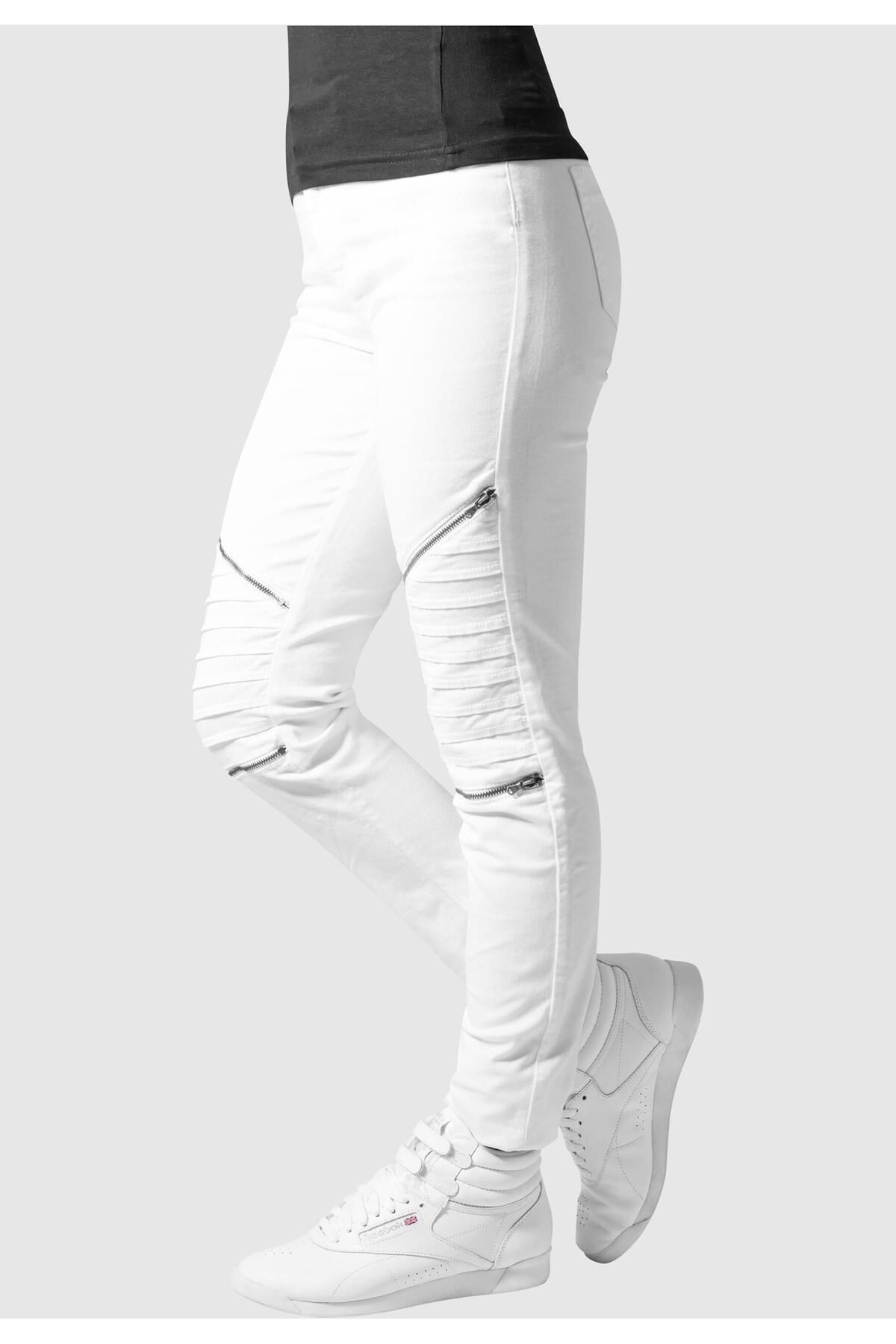 Urban Classics-Damen Ladies Stretch Biker Pants 6