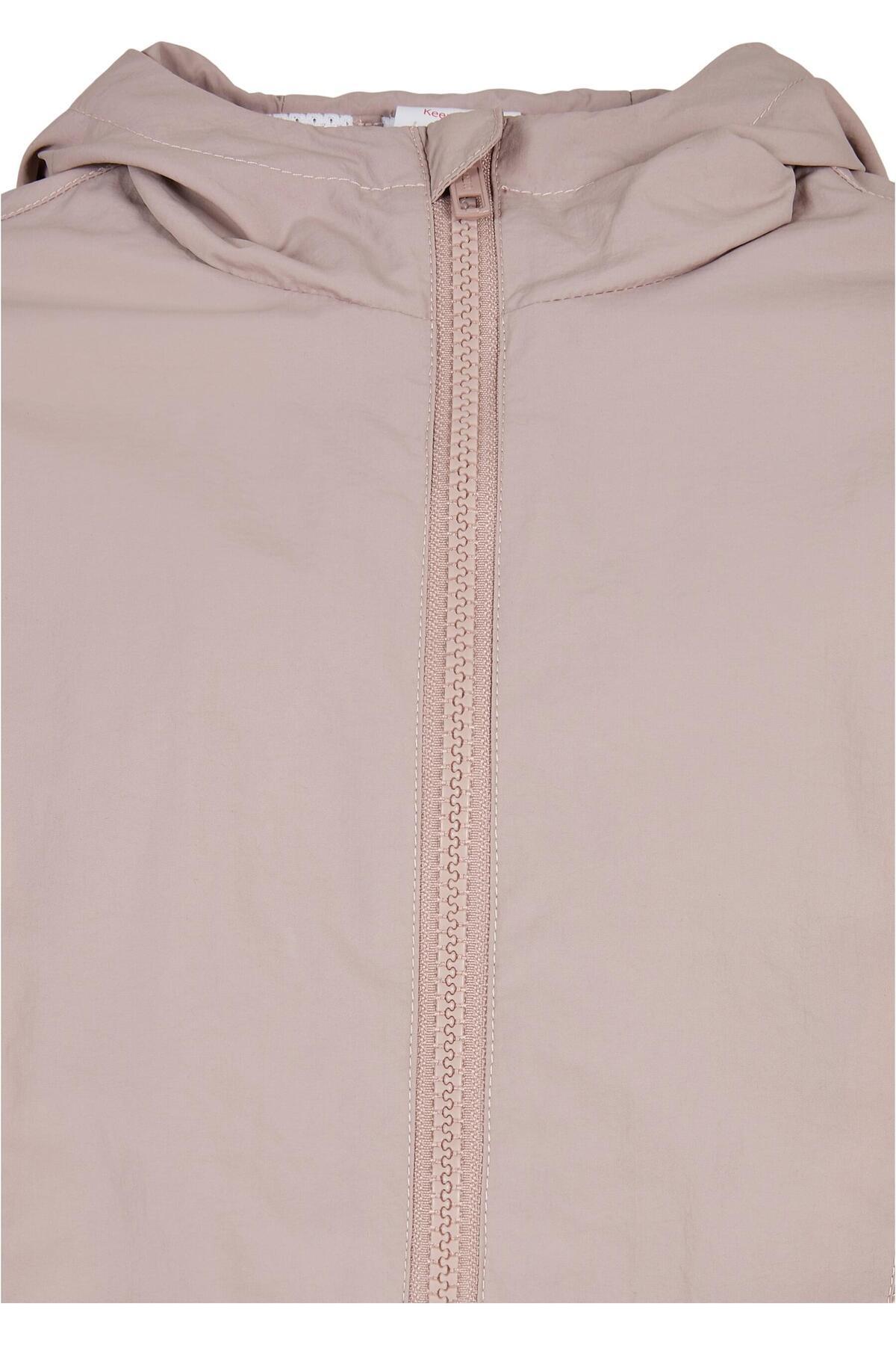 Urban Classics-Damen Girls Crinkle Batwing Jacket 3