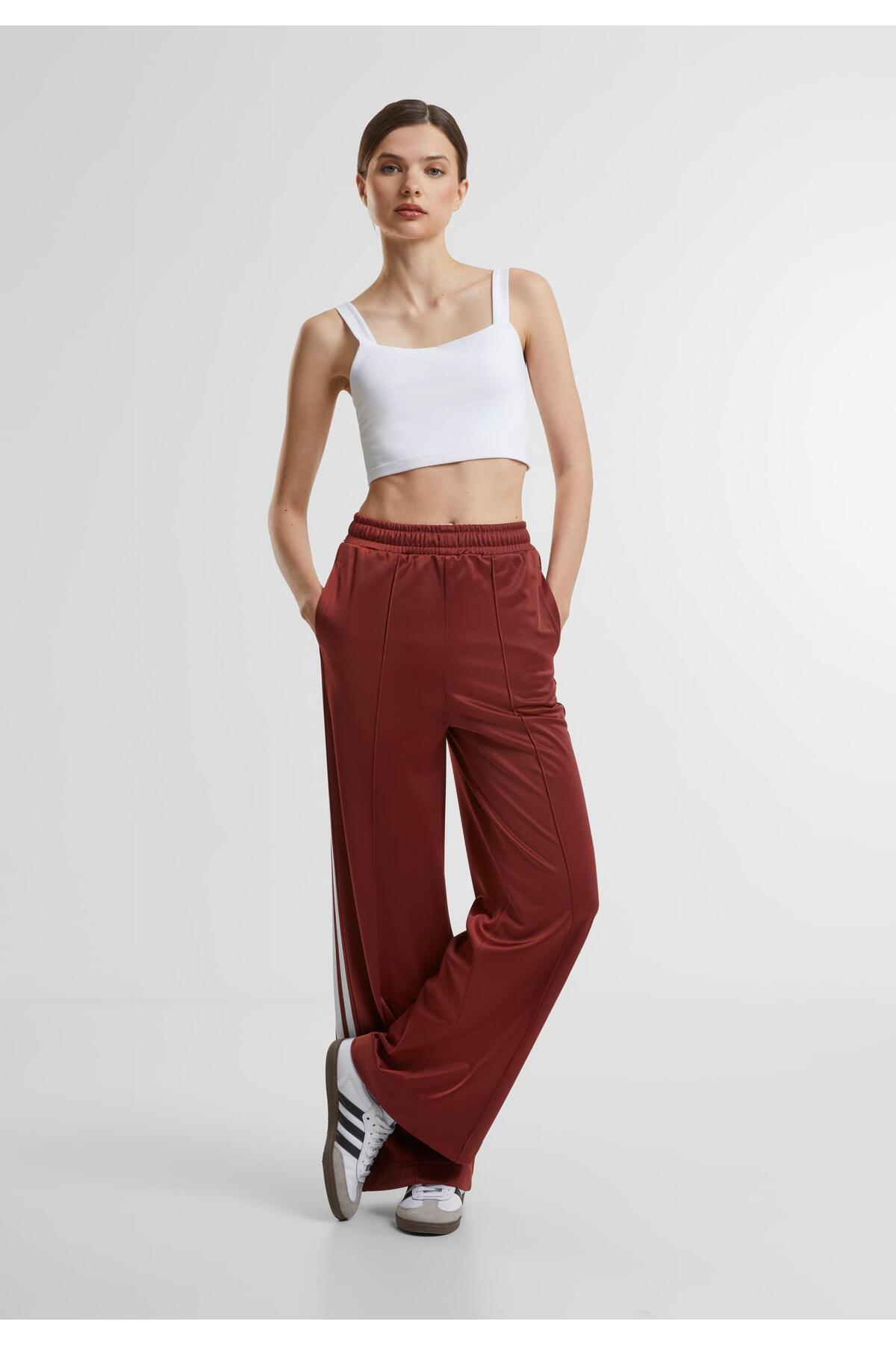 Urban Classics-Damen Ladies Pin Tuck Track Pants 8