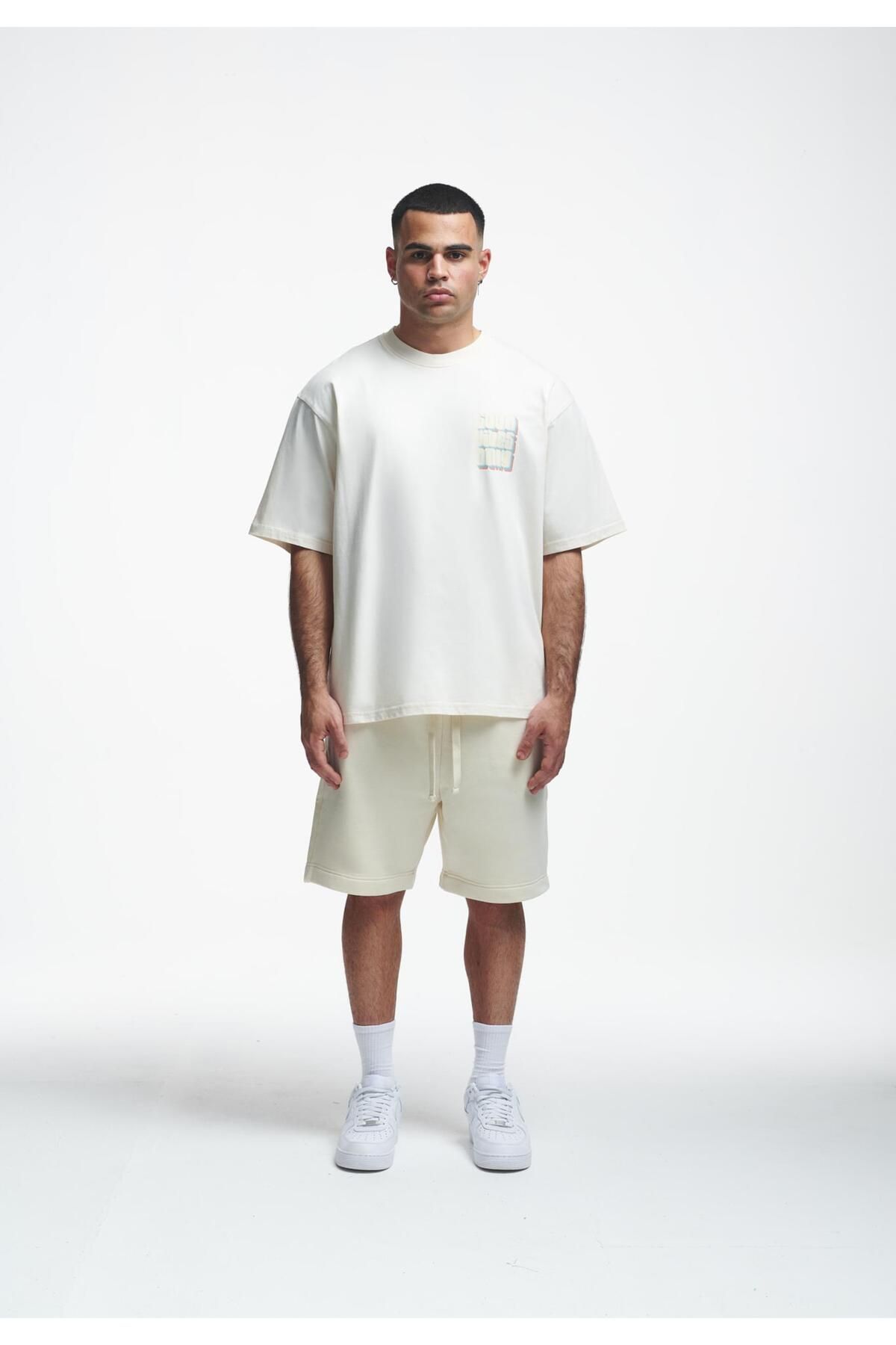 2Y-Herren Good Vibes Only Oversize Tee 5