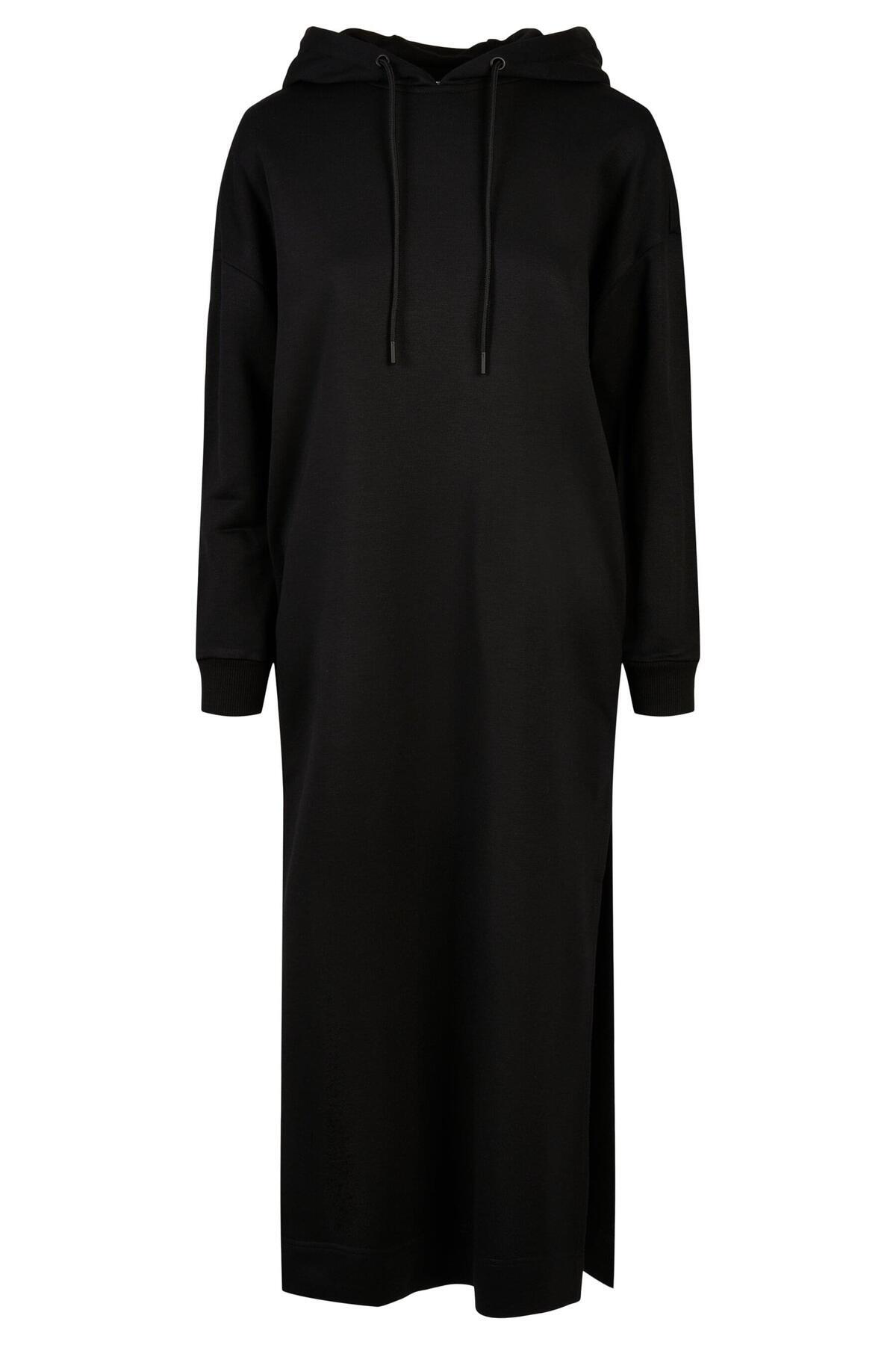 Urban Classics-Damen Ladies Modal Terry Long Hoody Dress 1