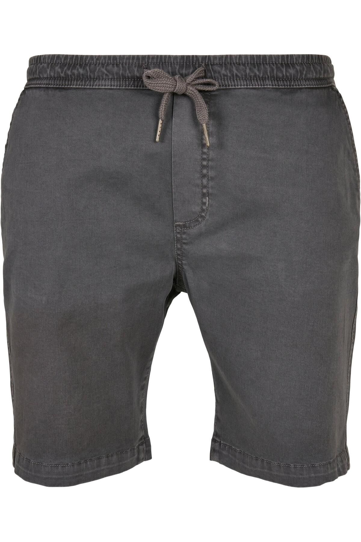 Urban Classics-Herren Stretch Twill Joggshorts 1